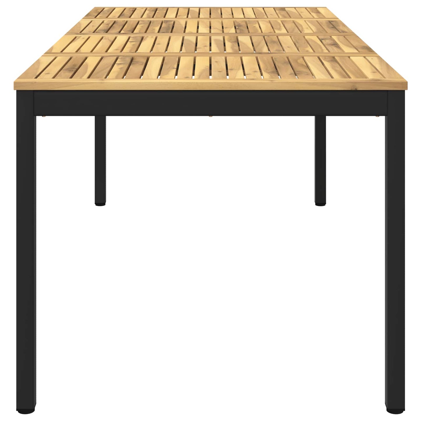 Hage middagsbord Hvit og svart 180 x 88,5 x 75 cm
