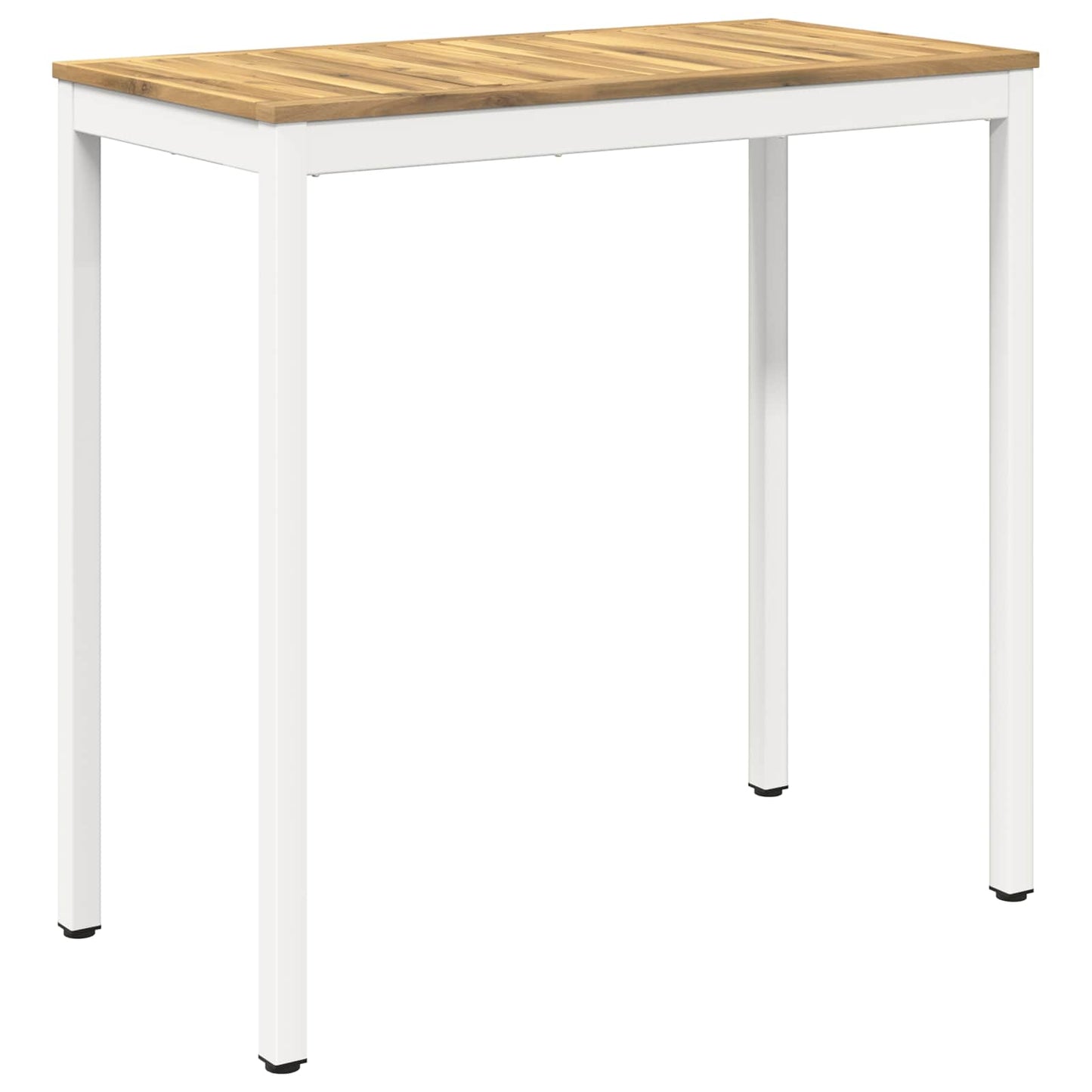 Hagebarbord Hvit 108,5 x 55 x 105 cm Solid akasietre