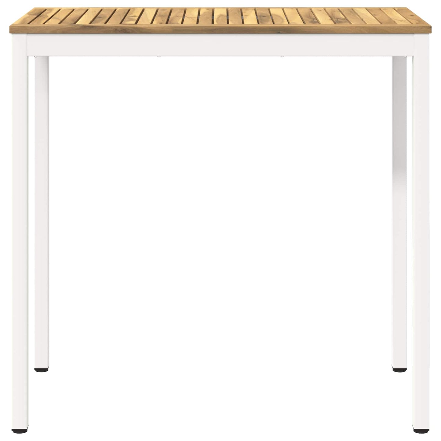 Hagebarbord Hvit 108,5 x 55 x 105 cm Solid akasietre