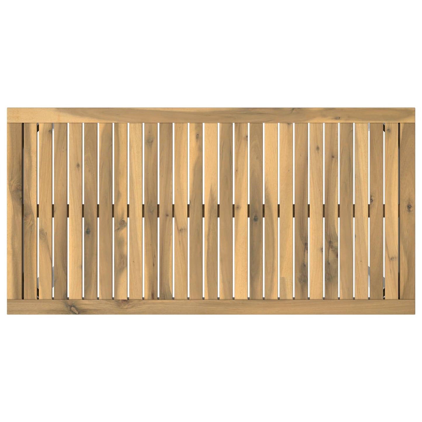 Hagebarbord Hvit 108,5 x 55 x 105 cm Solid akasietre
