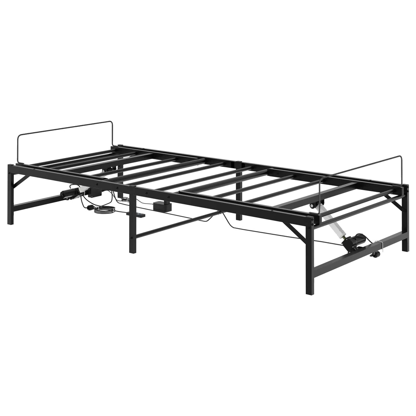 Elektrisk Justerbar Seng Ramme Svart 90 x 200 cm Stål