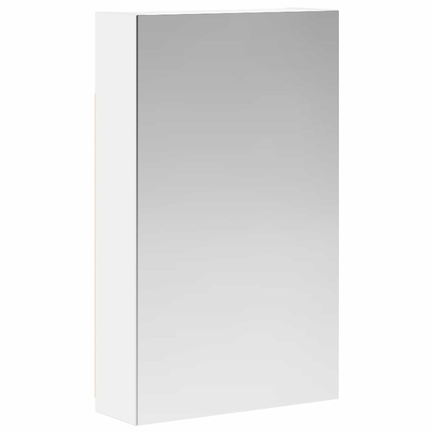 Baderomsspeilskap med dør Hvit 30 x 10,5 x 50 cm Konstruert tre