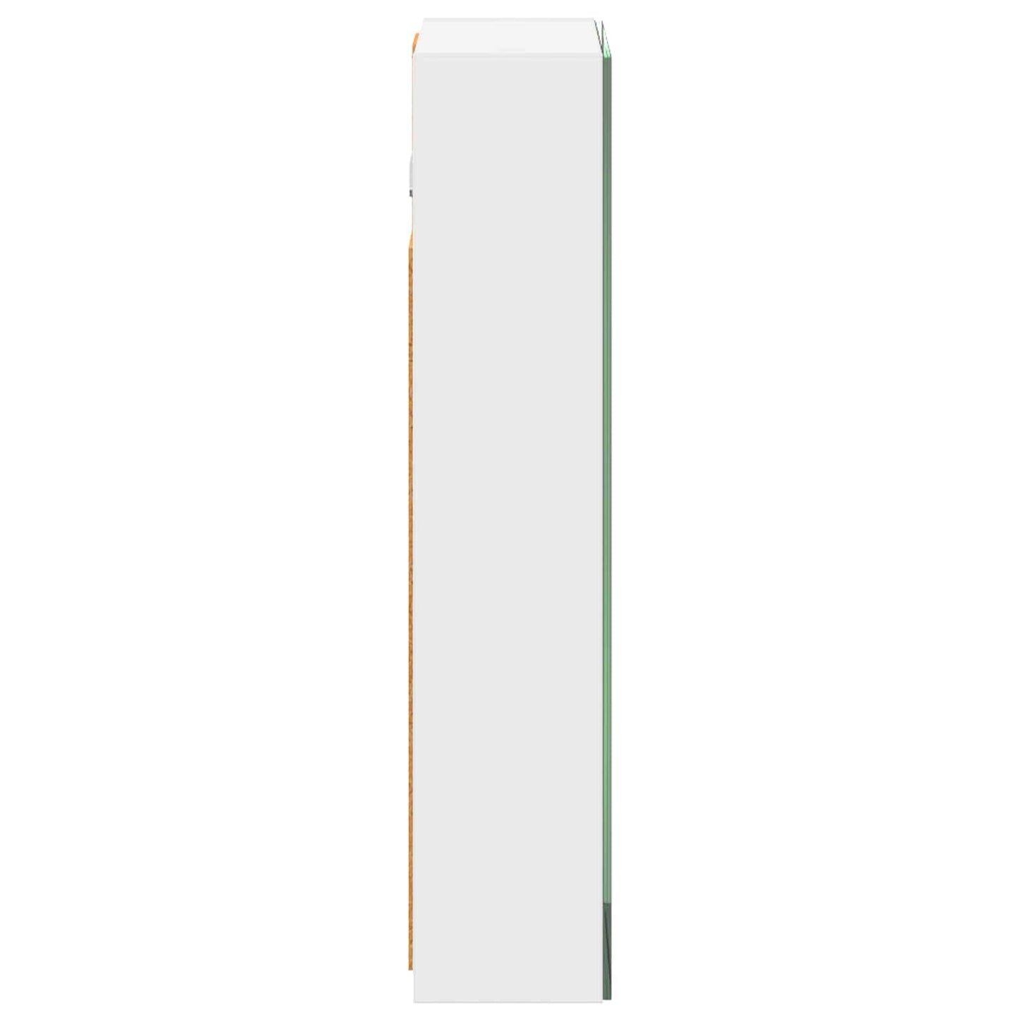 Baderomsspeilskap med dør Hvit 30 x 10,5 x 50 cm Konstruert tre