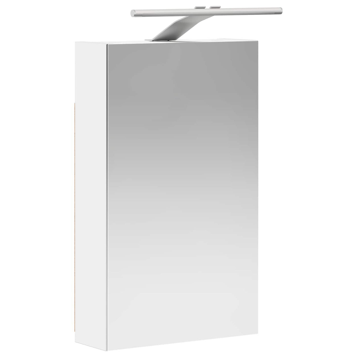 Baderomsspeilskap med dør Hvit 30 x 10,5 x 50 cm Konstruert tre
