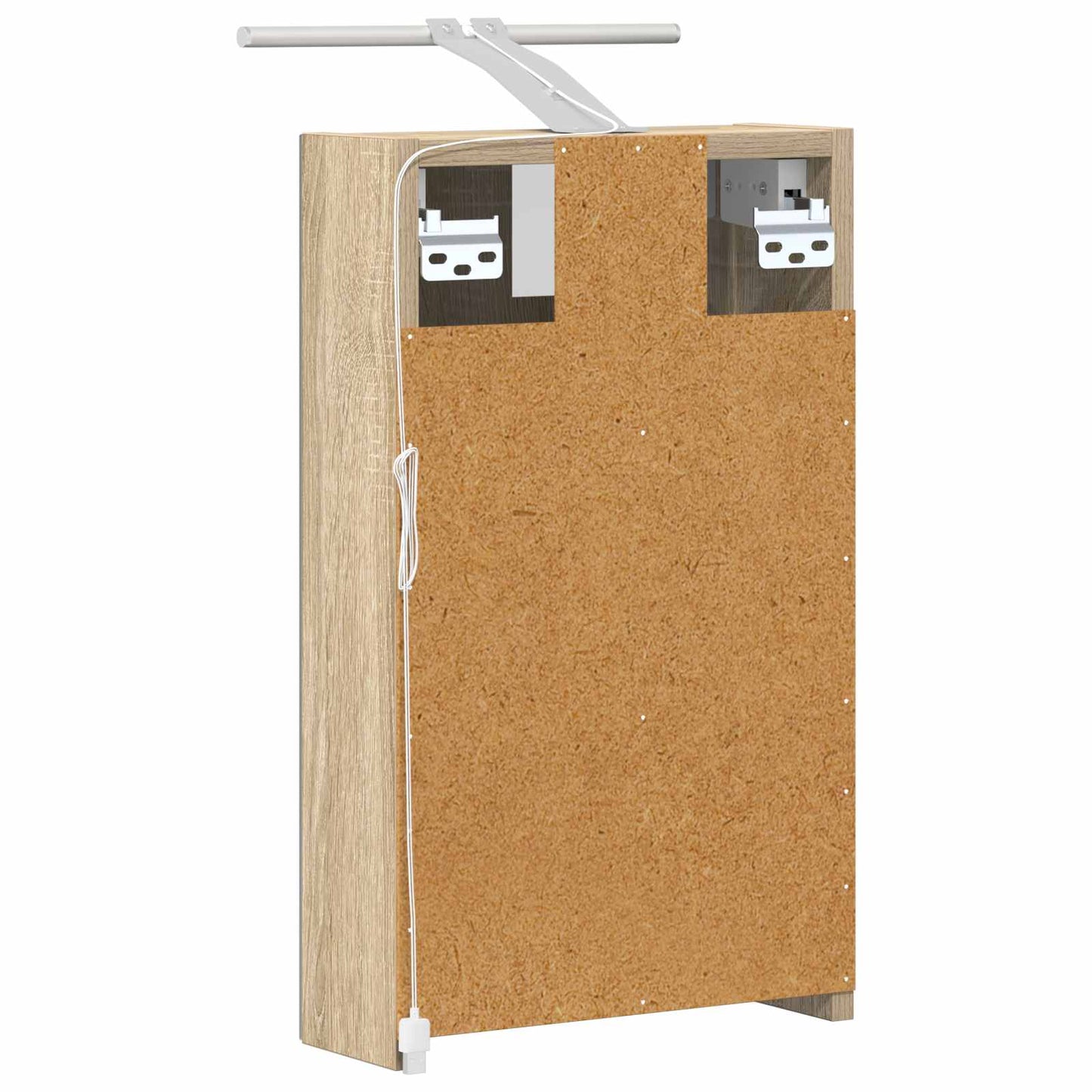 Baderomsspeilskap Sonoma eik 30 x 10,5 x 50 cm Konstruert tre