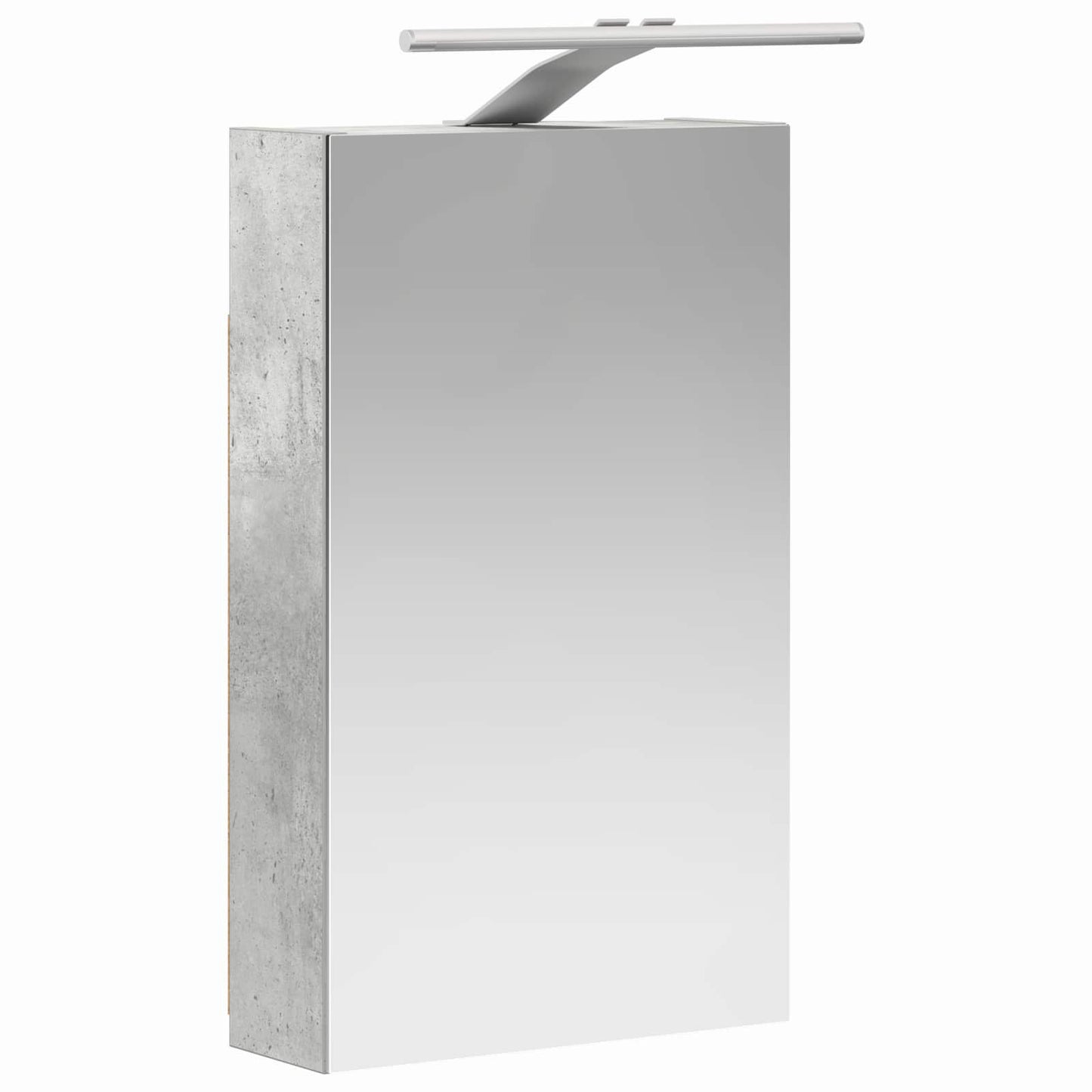 Baderomsspeilskap Betonggrå 30 x 10,5 x 50 cm Konstruert tre