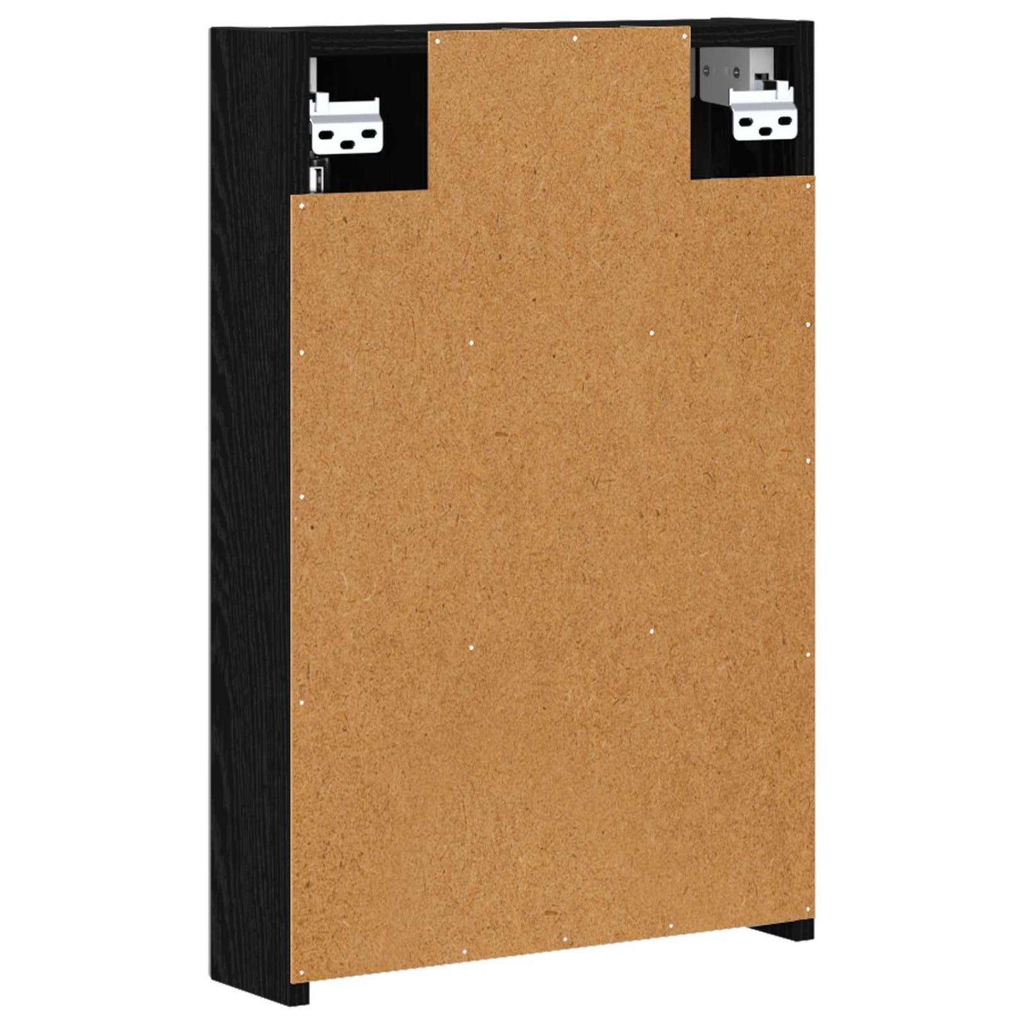 Baderomsspeilskap Svart Eik 40 x 10,5 x 60,5 cm Konstruert tre