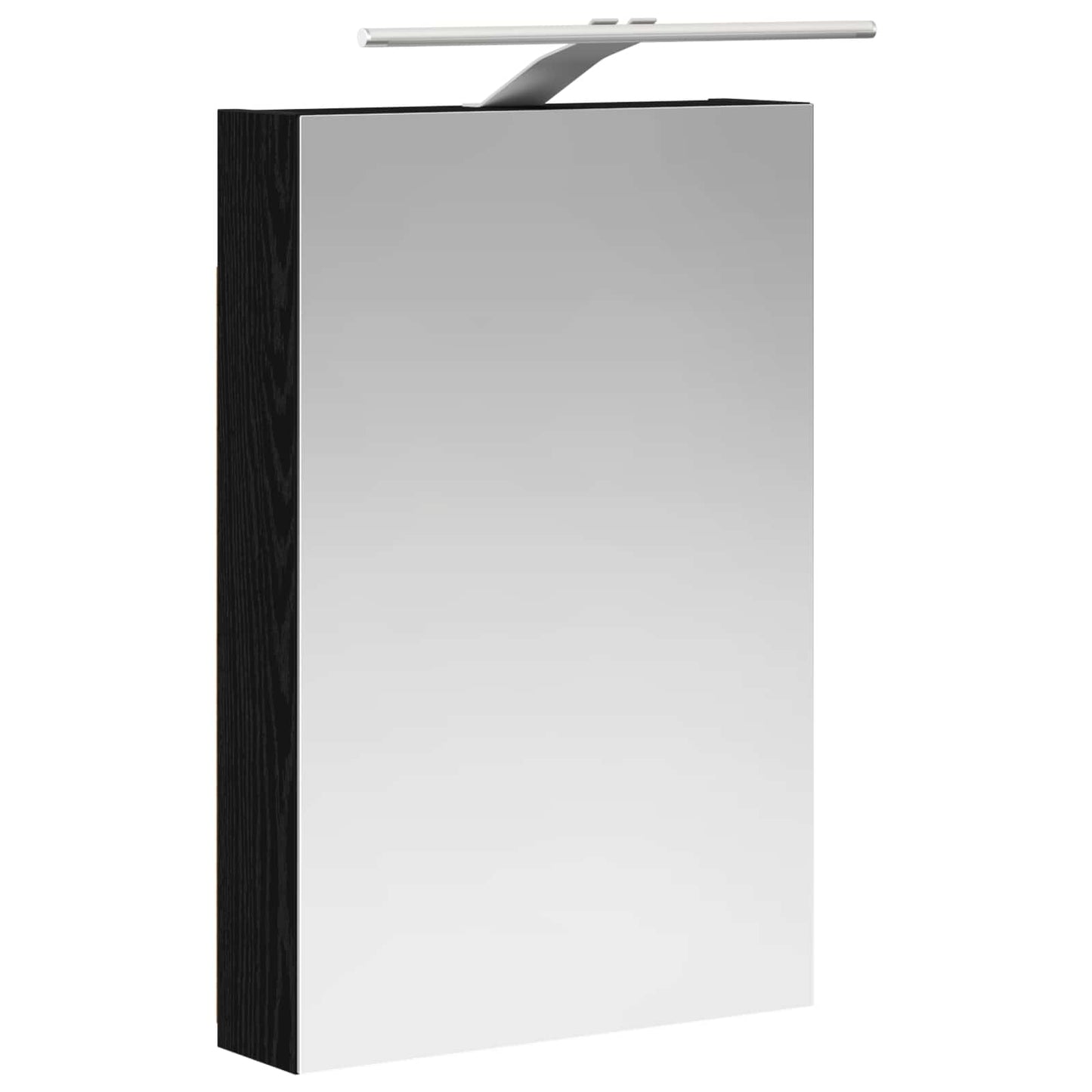 Baderomsspeilskap Svart Eik 40 x 10,5 x 60,5 cm Konstruert tre