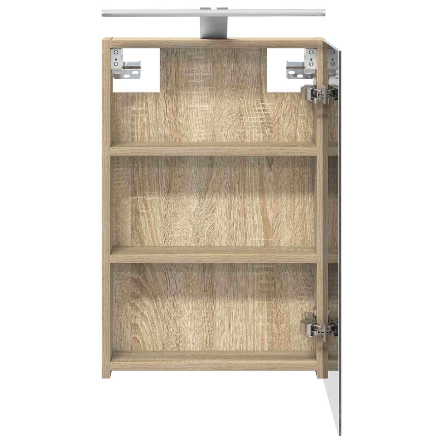 Baderomsspeilskap Sonoma eik 40 x 10,5 x 60,5 cm Konstruert tre
