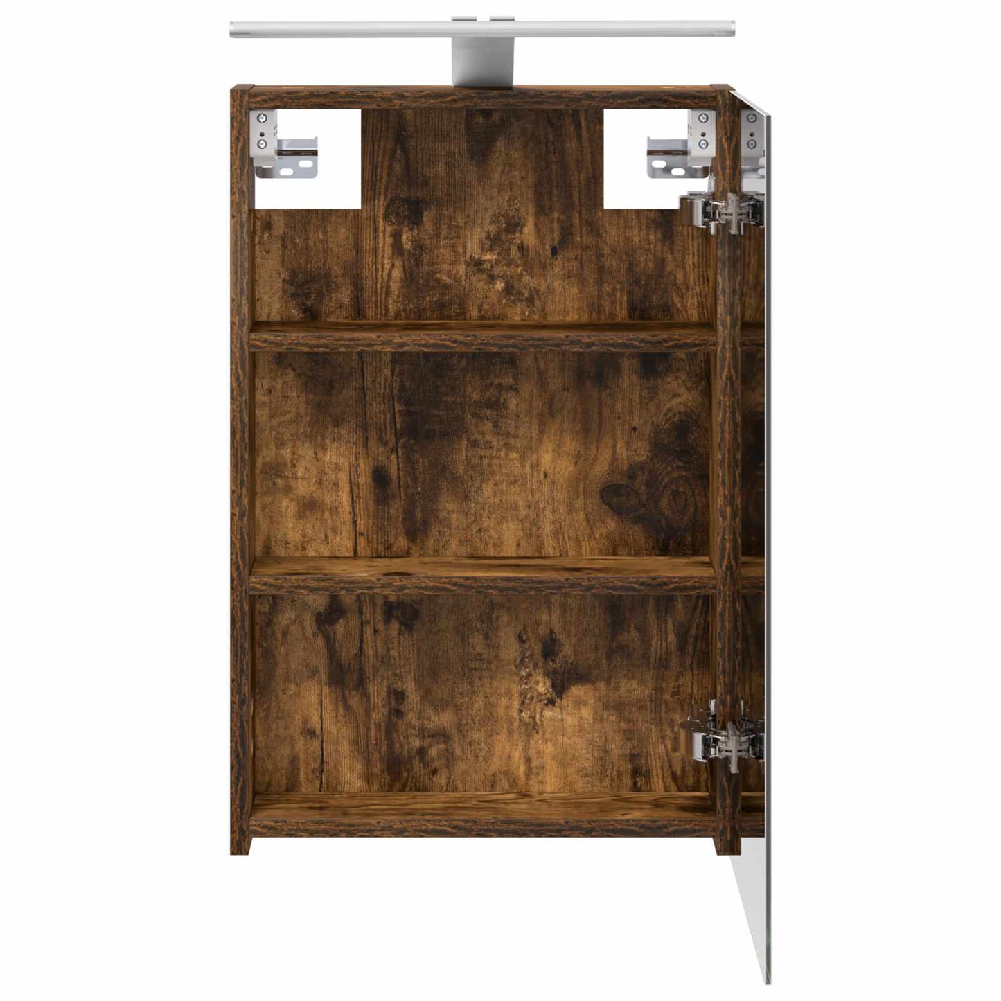 Baderomsspeilskap Røkt eik 40 x 10,5 x 60,5 cm Konstruert tre