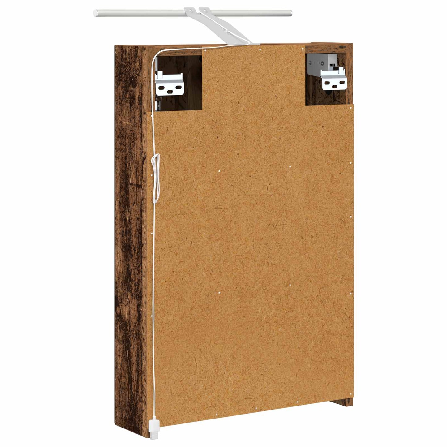 Baderomsspeilskap med hylle Gammelt tre 40 x 10,5 x 60,5 cm