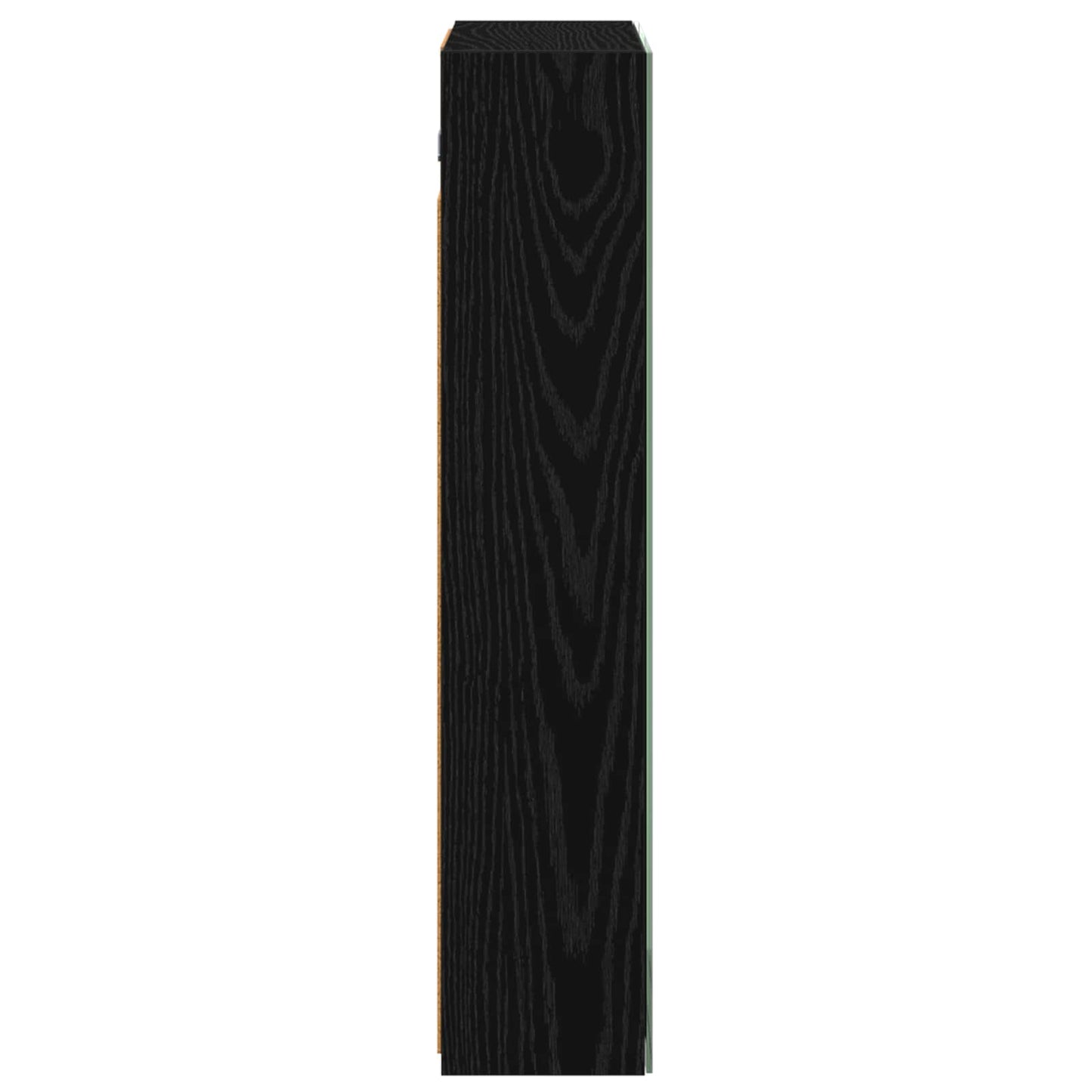 Baderomsspeilskap Svart Eik 50 x 14,5 x 70 cm Konstruert tre