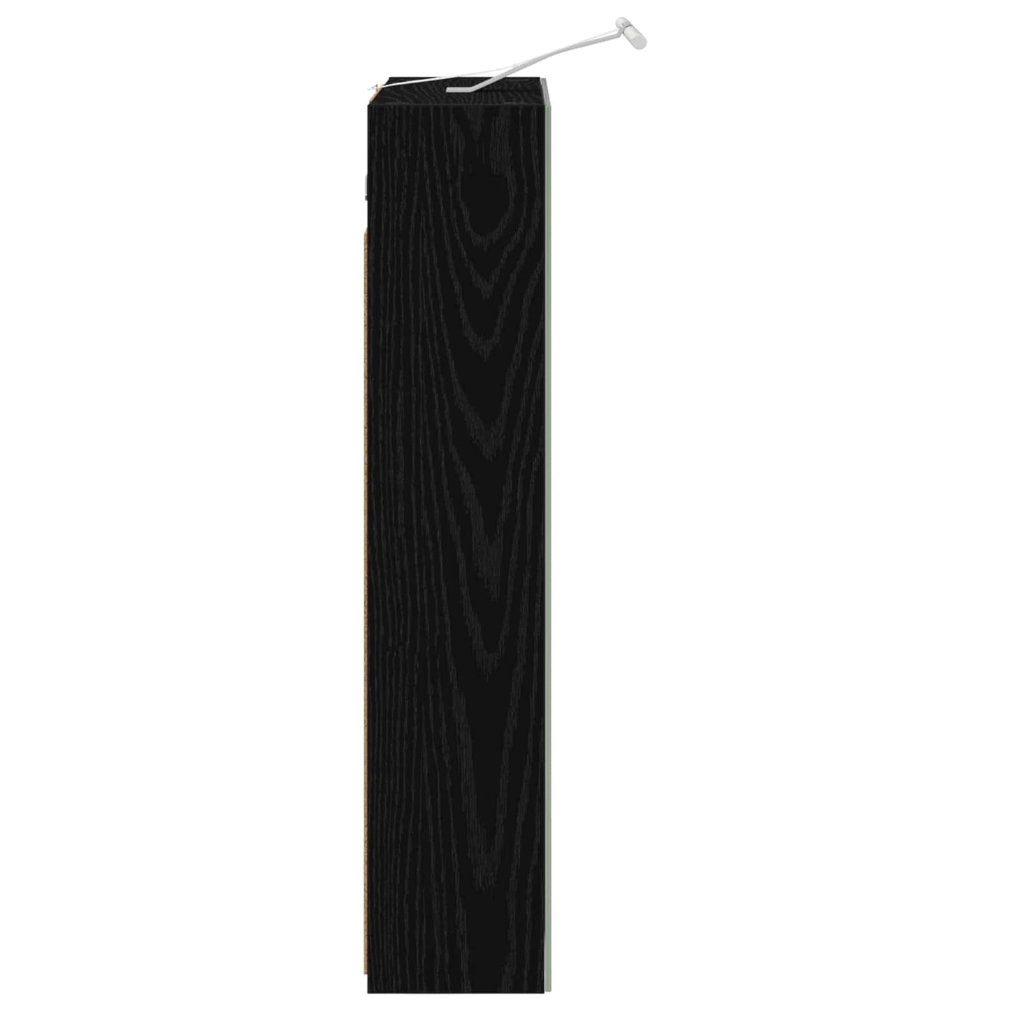 Baderomsspeilskap Svart Eik 50 x 14,5 x 70 cm Konstruert tre