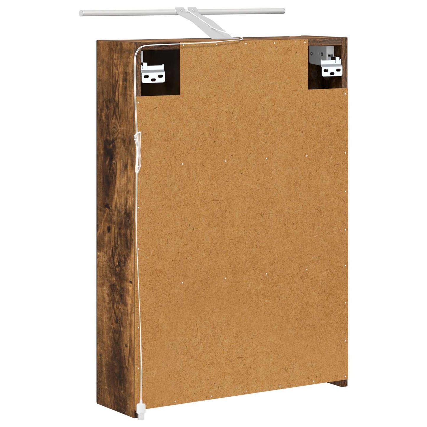 Baderomsspeilskap Røkt eik 50 x 14,5 x 70 cm Konstruert tre