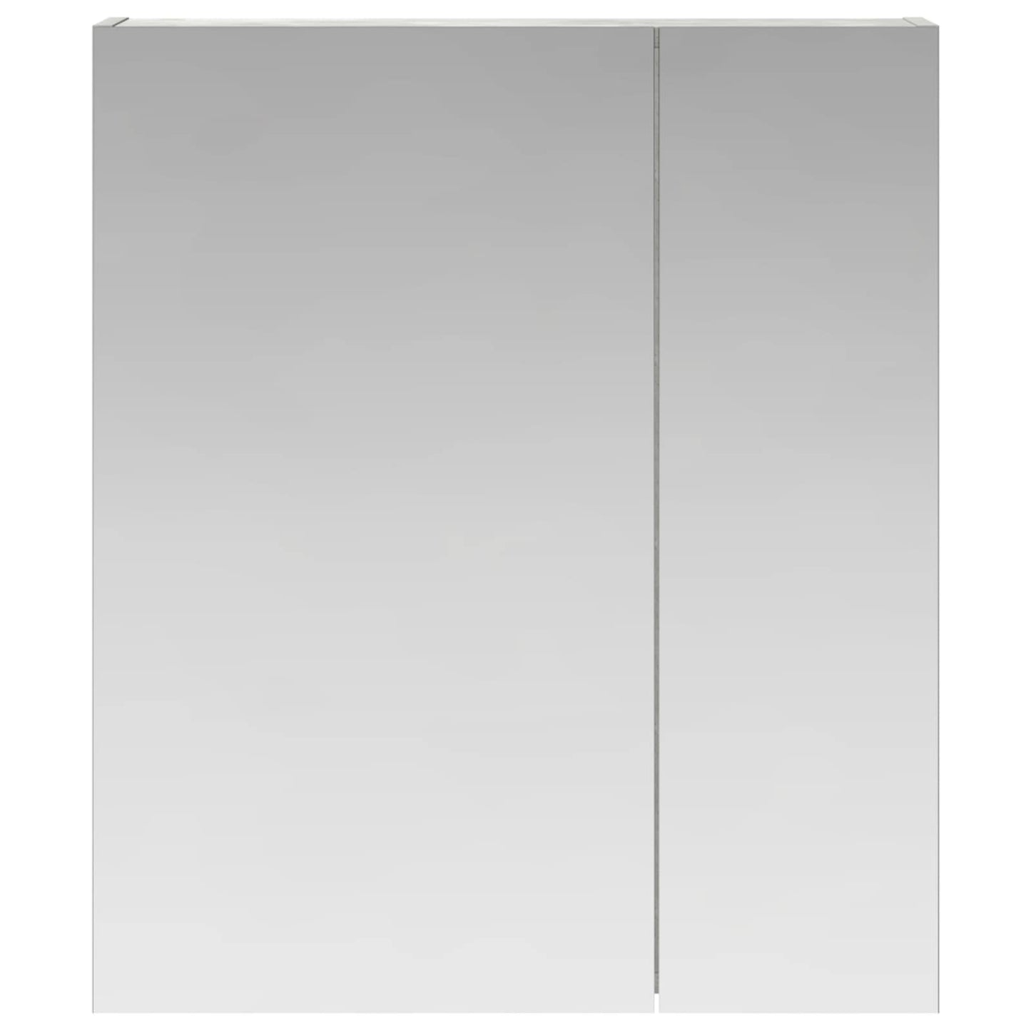 Baderomsspeilskap Betonggrå 60 x 14,5 x 70 cm Konstruert tre
