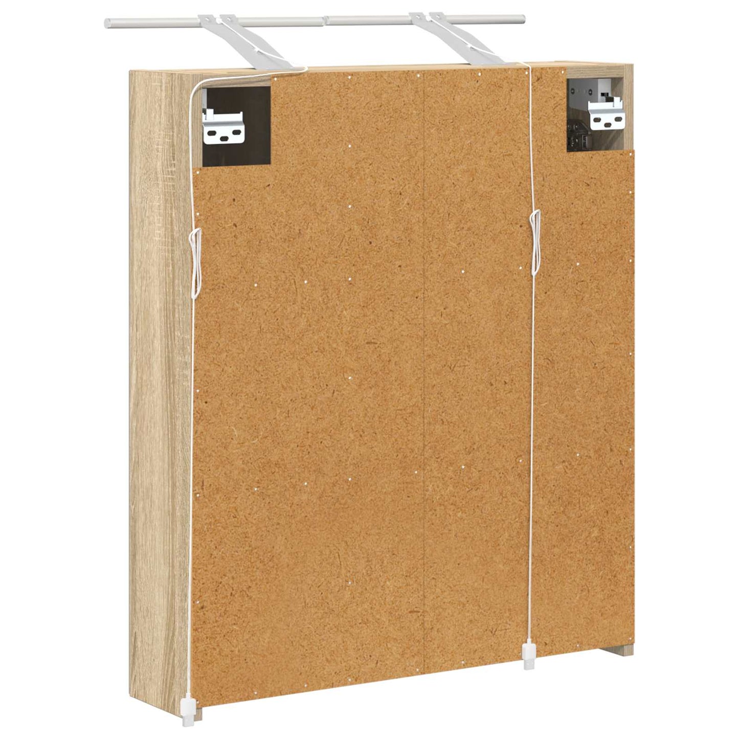 Baderomsspeilskap Sonoma eik 60 x 14,5 x 70 cm Konstruert tre