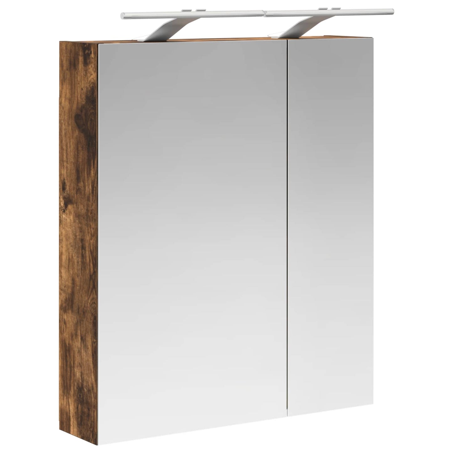 Baderomsspeilskap Røkt eik 60 x 14,5 x 70 cm Konstruert tre