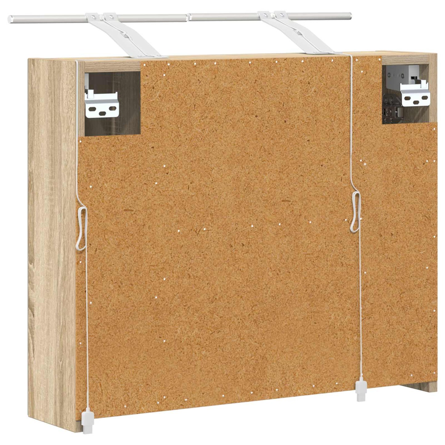 Baderomsspeilskap Sonoma eik 60 x 14,5 x 50 cm Konstruert tre