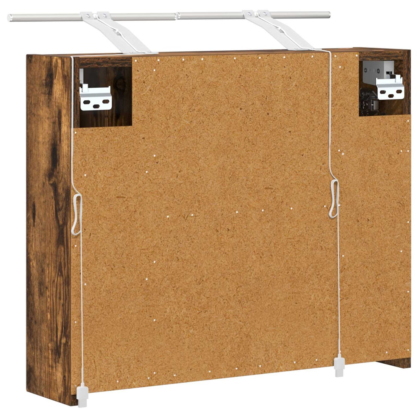 Baderomsspeilskap for Røkt eik 60 x 14,5 x 50 cm