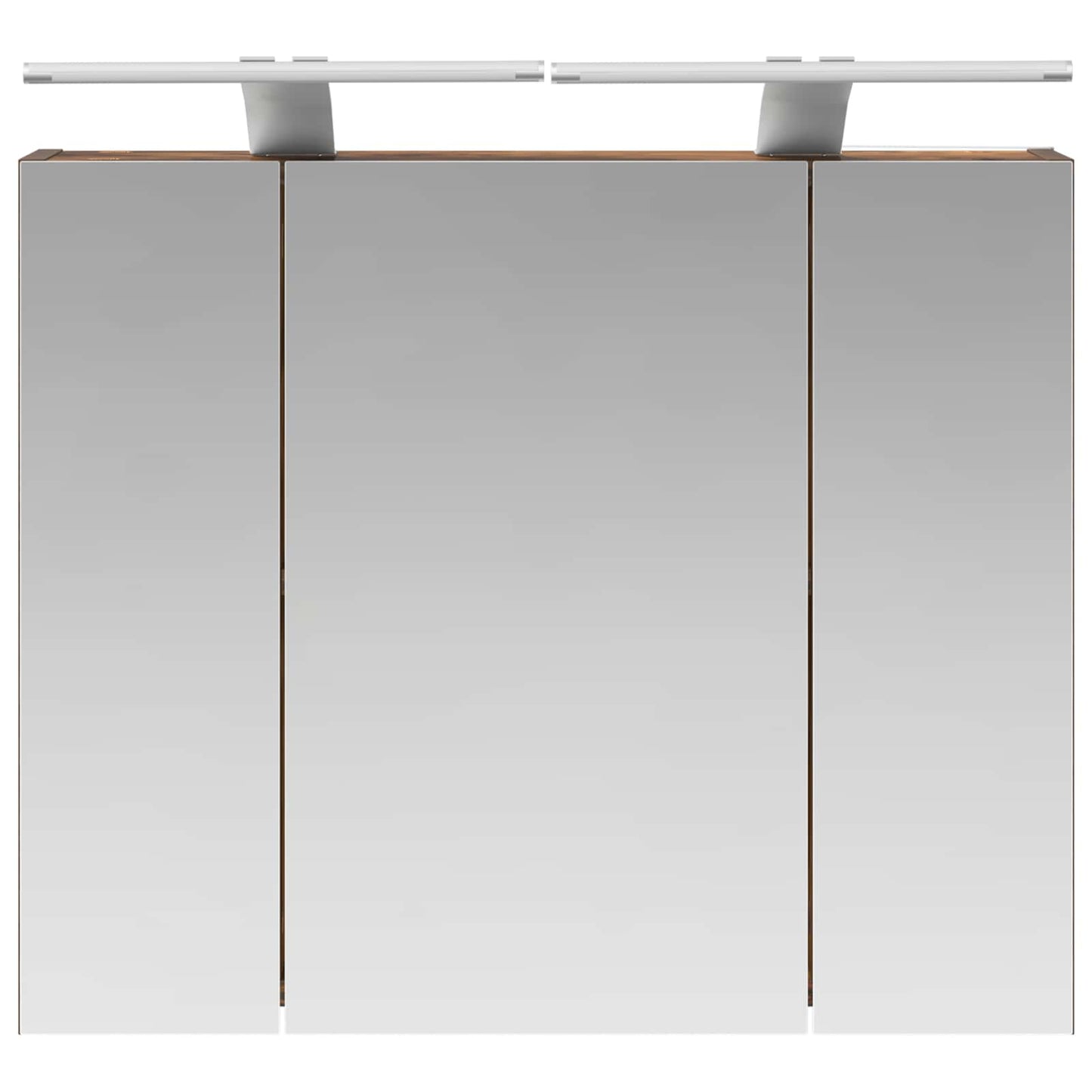 Baderomsspeilskap for Røkt eik 60 x 14,5 x 50 cm