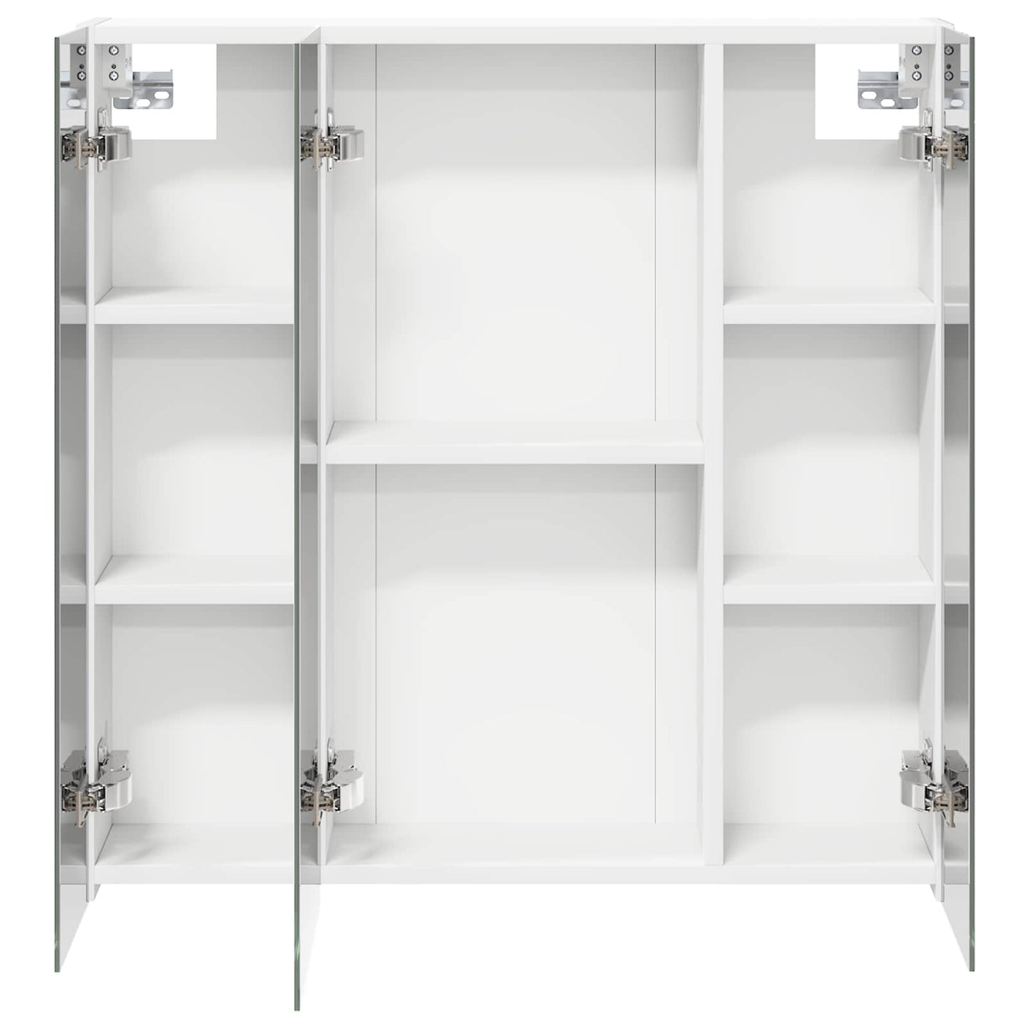 Baderomsspeilskap for Hvit 70 x 14,5 x 70 cm Konstruert tre