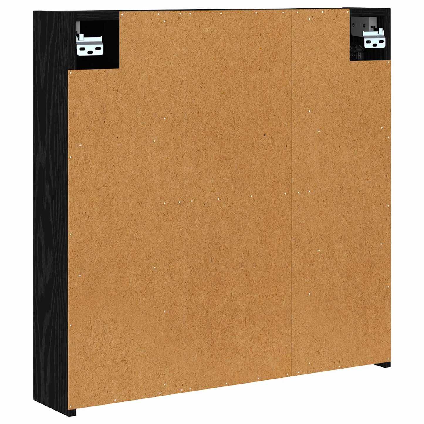 Baderomsspeilskap Svart Eik 70 x 14,5 x 70 cm Konstruert tre