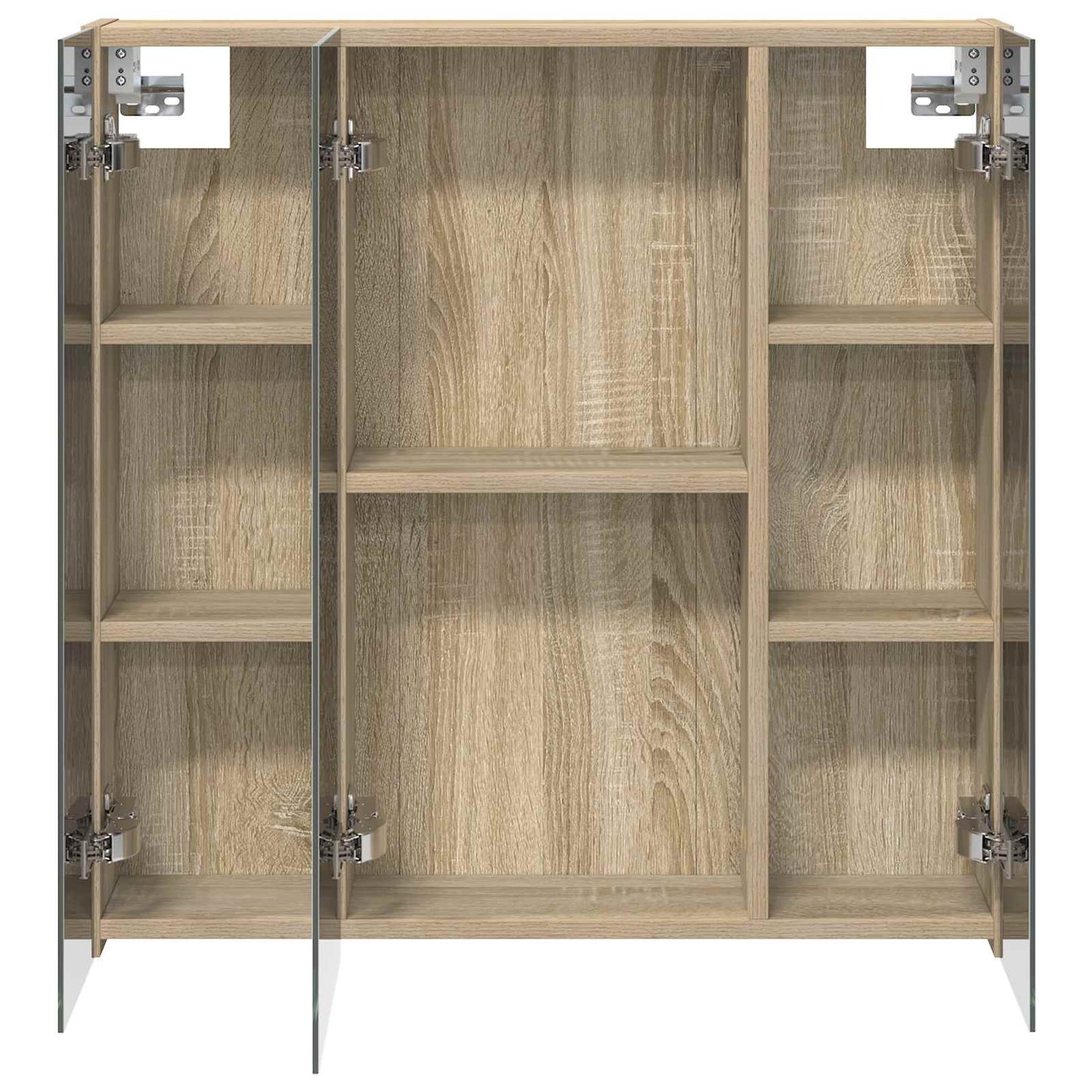 Baderomsspeilskap Sonoma eik 70 x 14,5 x 70 cm Konstruert tre