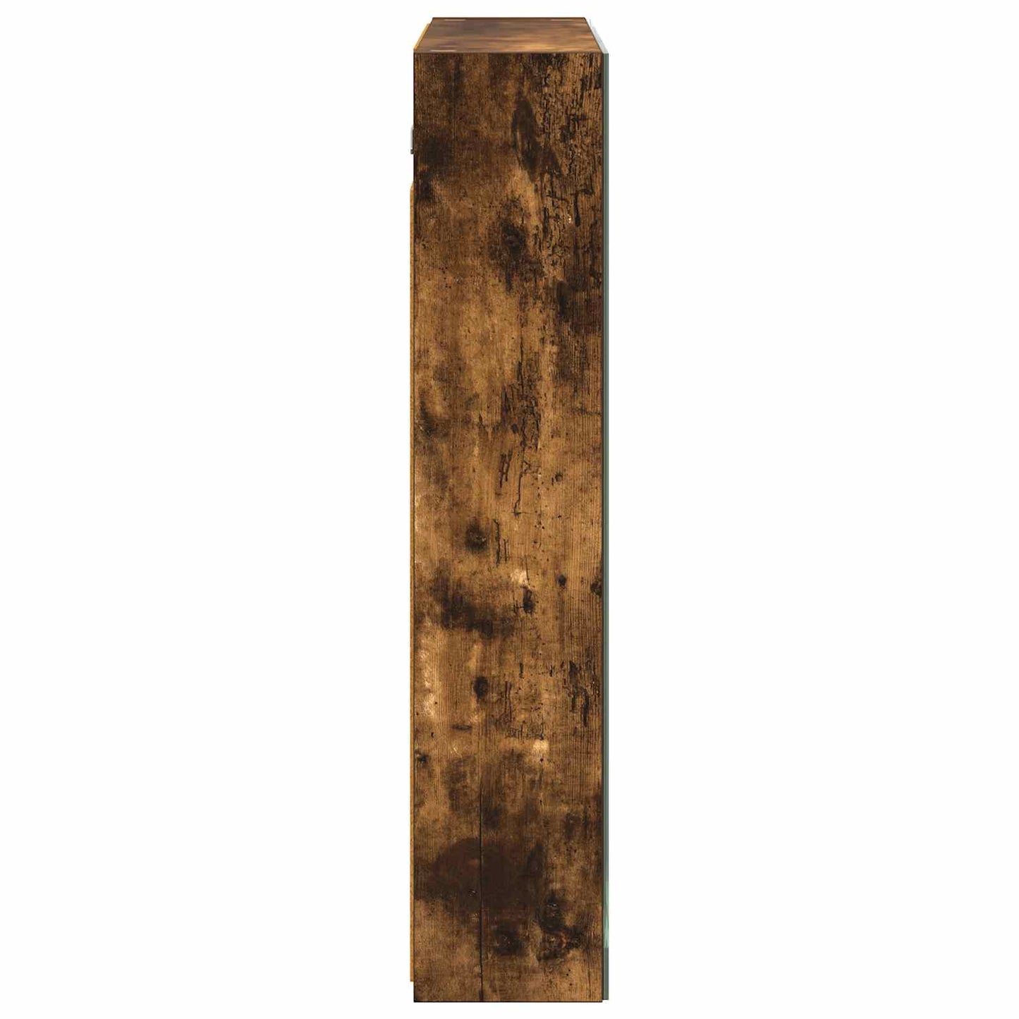 Baderomsspeilskap for Røkt eik 70 x 14,5 x 70 cm