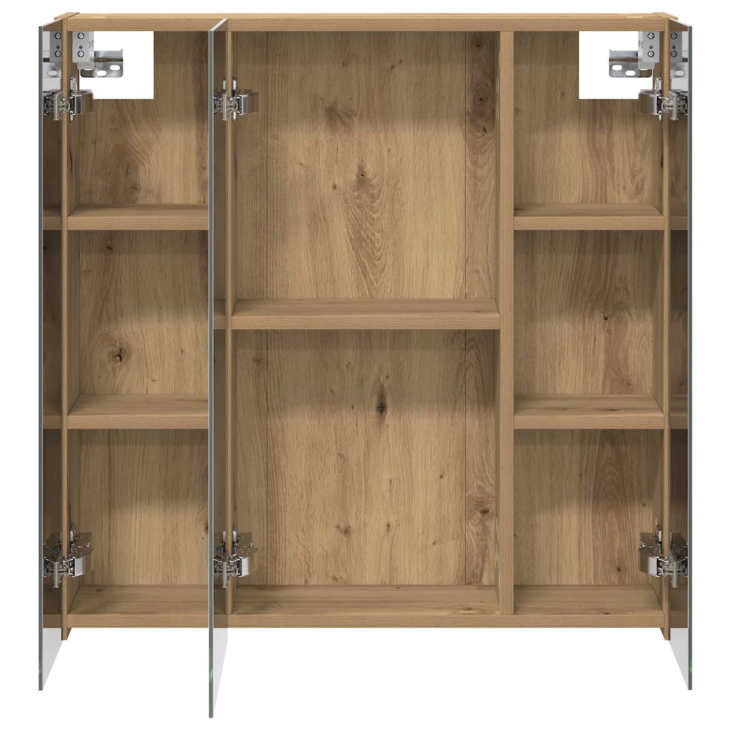 Baderomsspeilskap Kunstnerisk Eik 70 x 14,5 x 70 cm