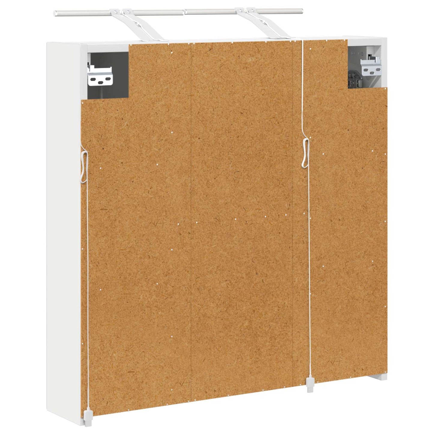 Baderomsspeilskap for Hvit 70 x 14,5 x 70 cm Konstruert tre