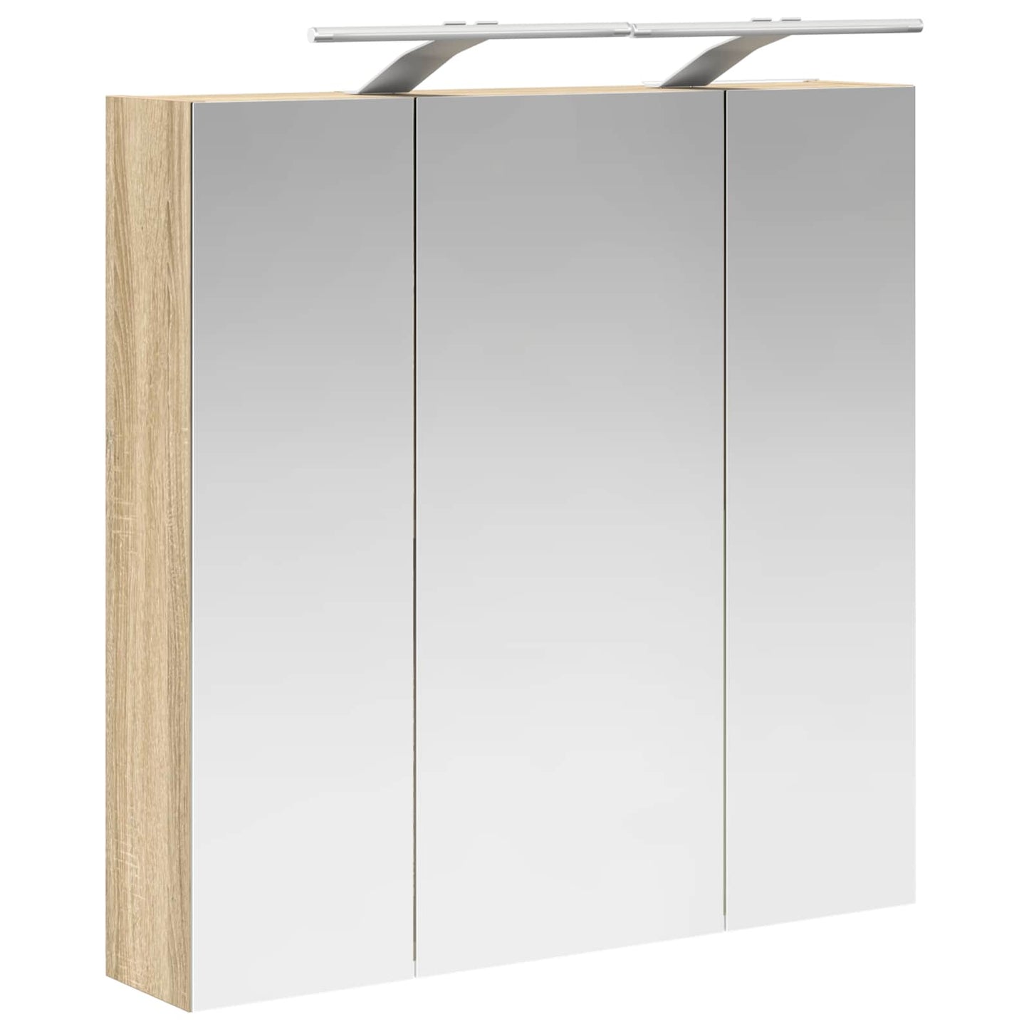 Baderomsspeilskap Sonoma eik 70 x 14,5 x 70 cm Konstruert tre