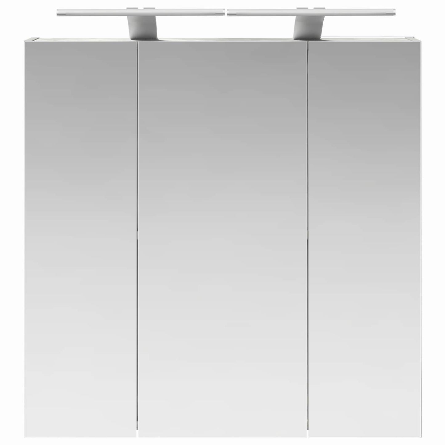 Baderomsspeilskap Betonggrå 70 x 14,5 x 70 cm Konstruert tre