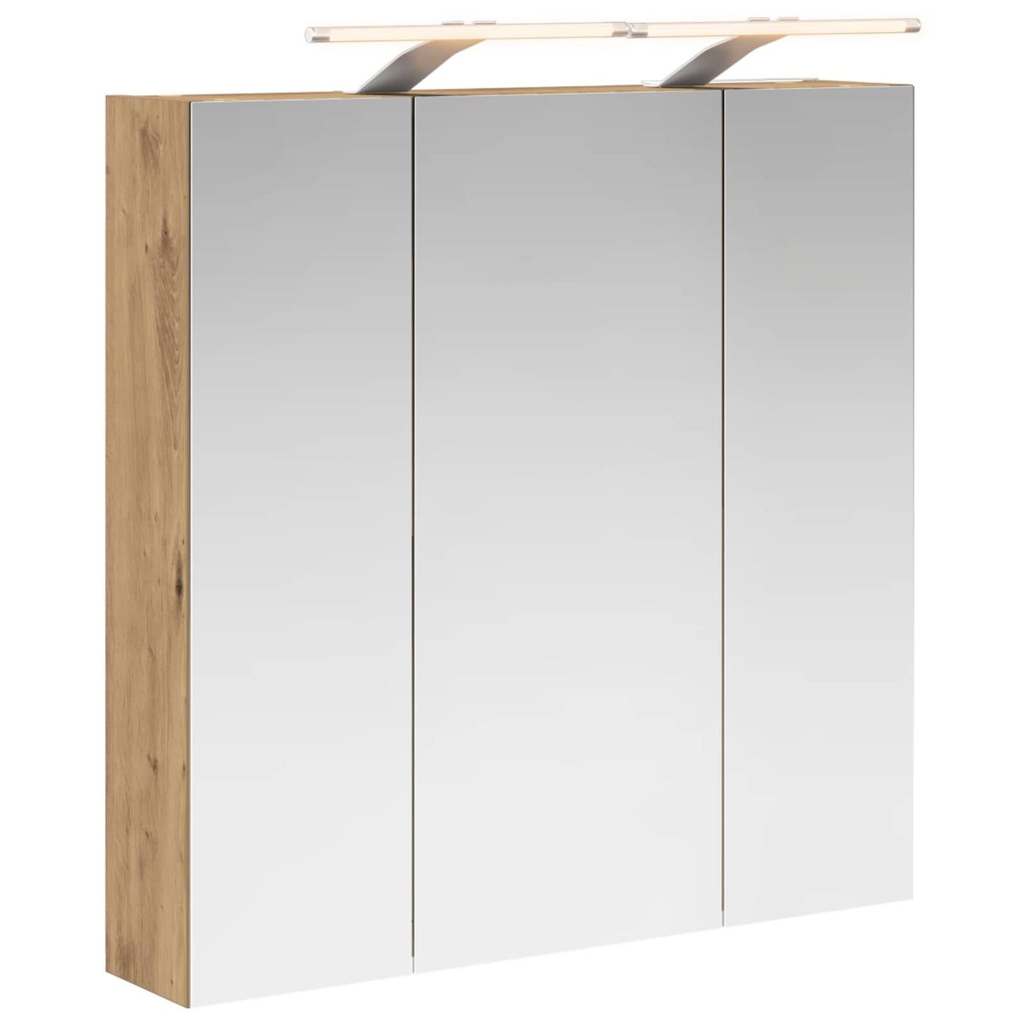 Baderomsspeilskap Kunstnerisk Eik 70 x 14,5 x 70 cm