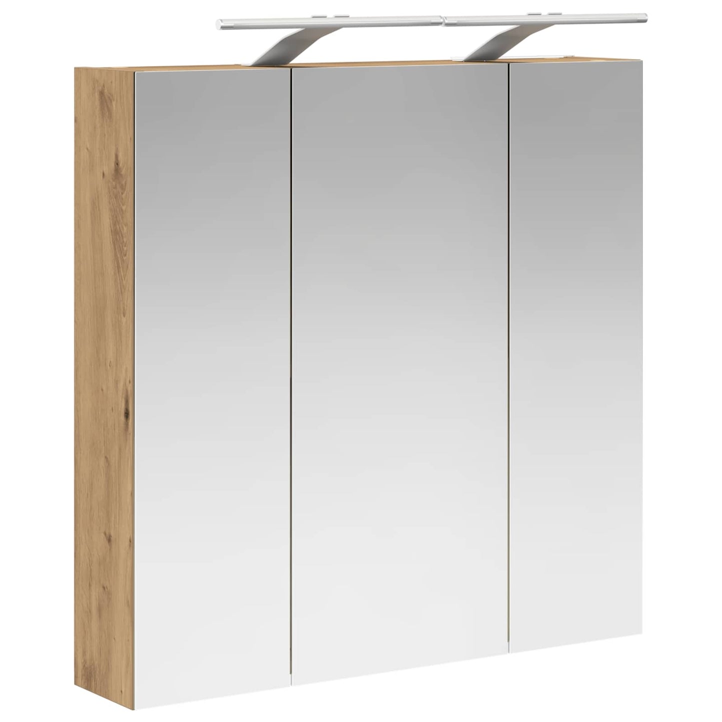 Baderomsspeilskap Kunstnerisk Eik 70 x 14,5 x 70 cm