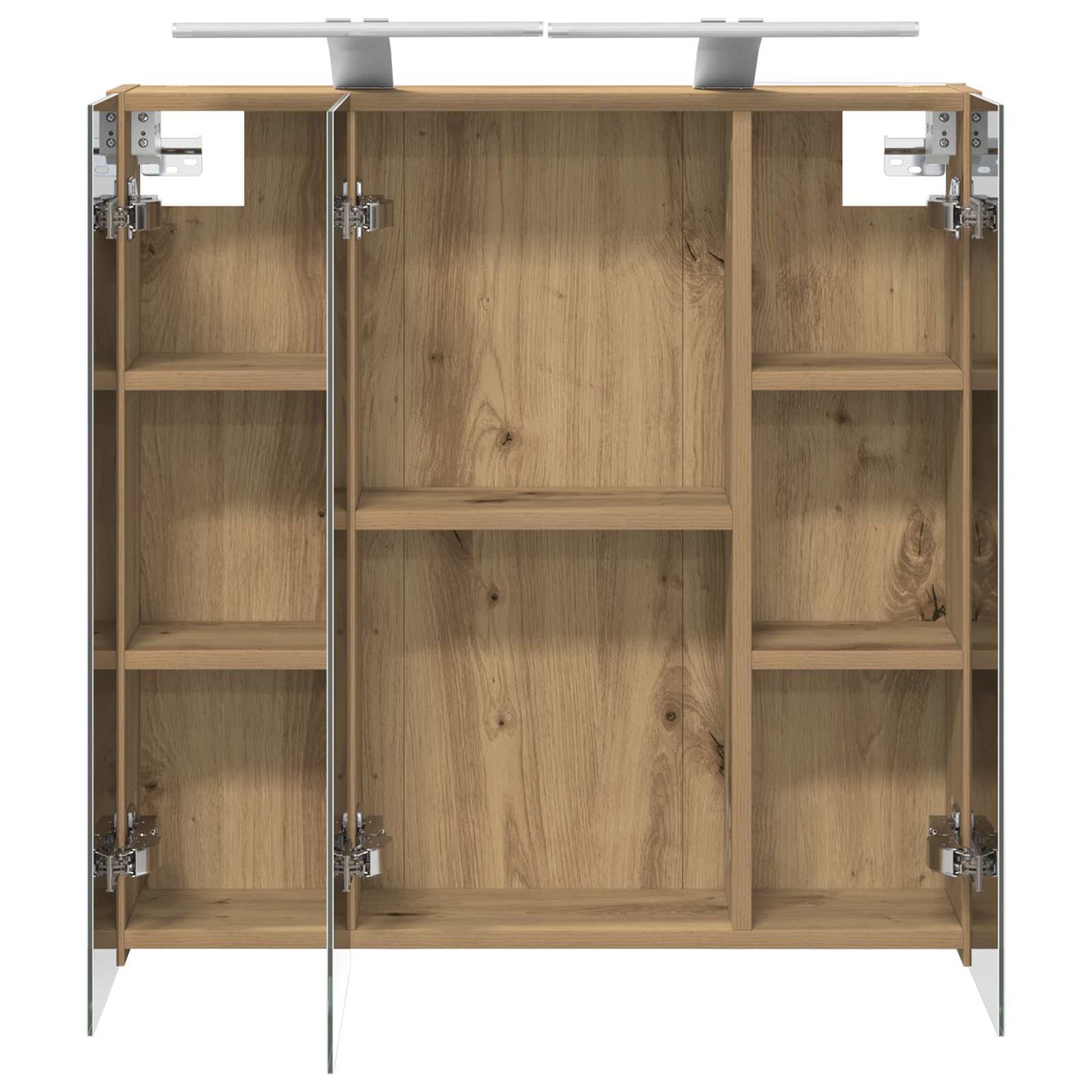 Baderomsspeilskap Kunstnerisk Eik 70 x 14,5 x 70 cm