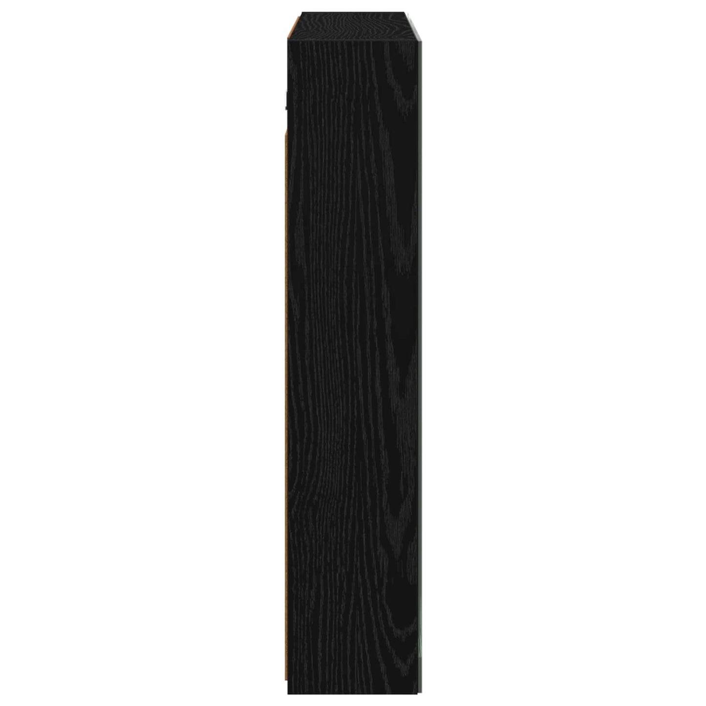 Baderomsspeilskap Svart Eik 80 x 14.5 x 70 cm Konstruert tre