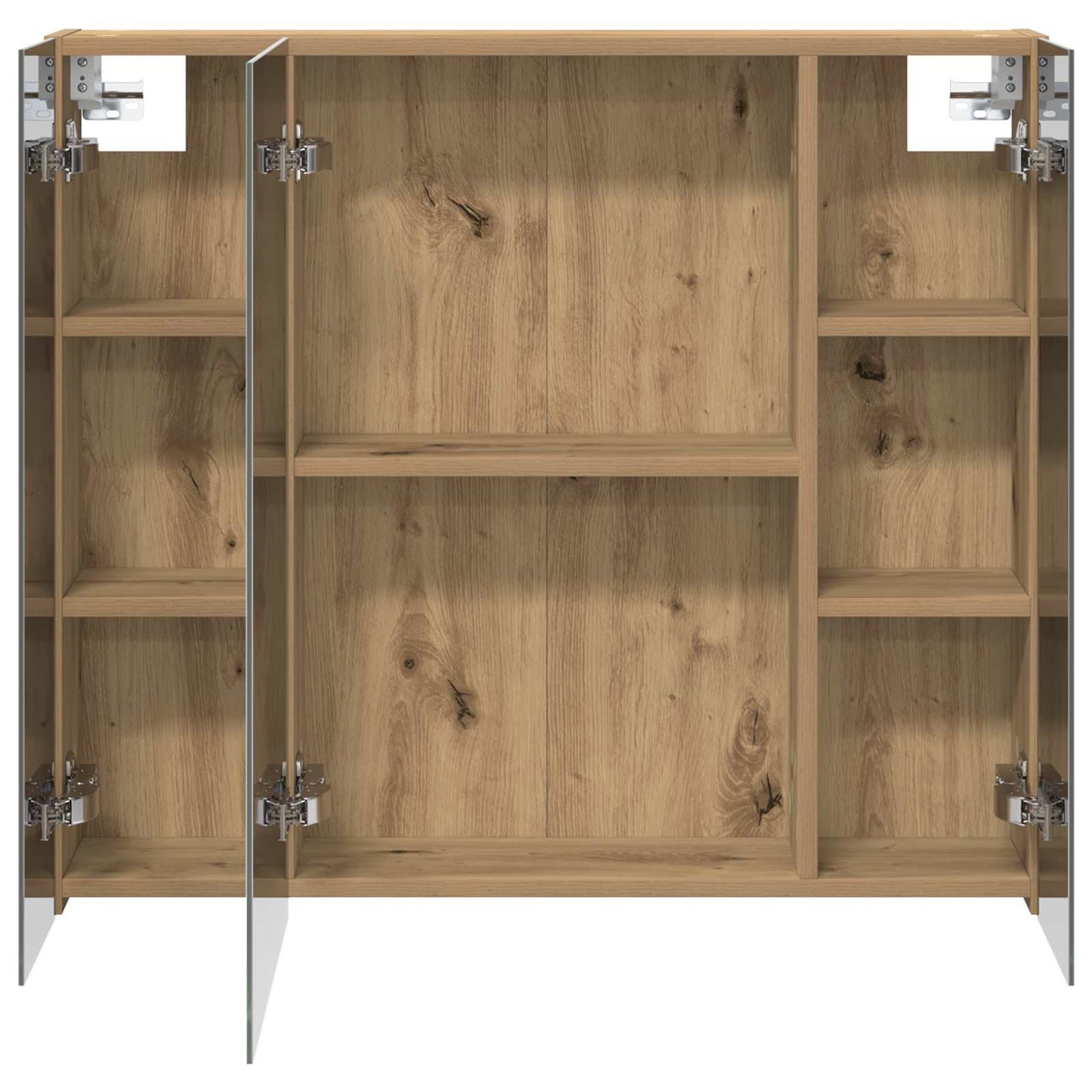 Baderomsspeilskap Kunstnerisk Eik 80 x 14.5 x 70 cm