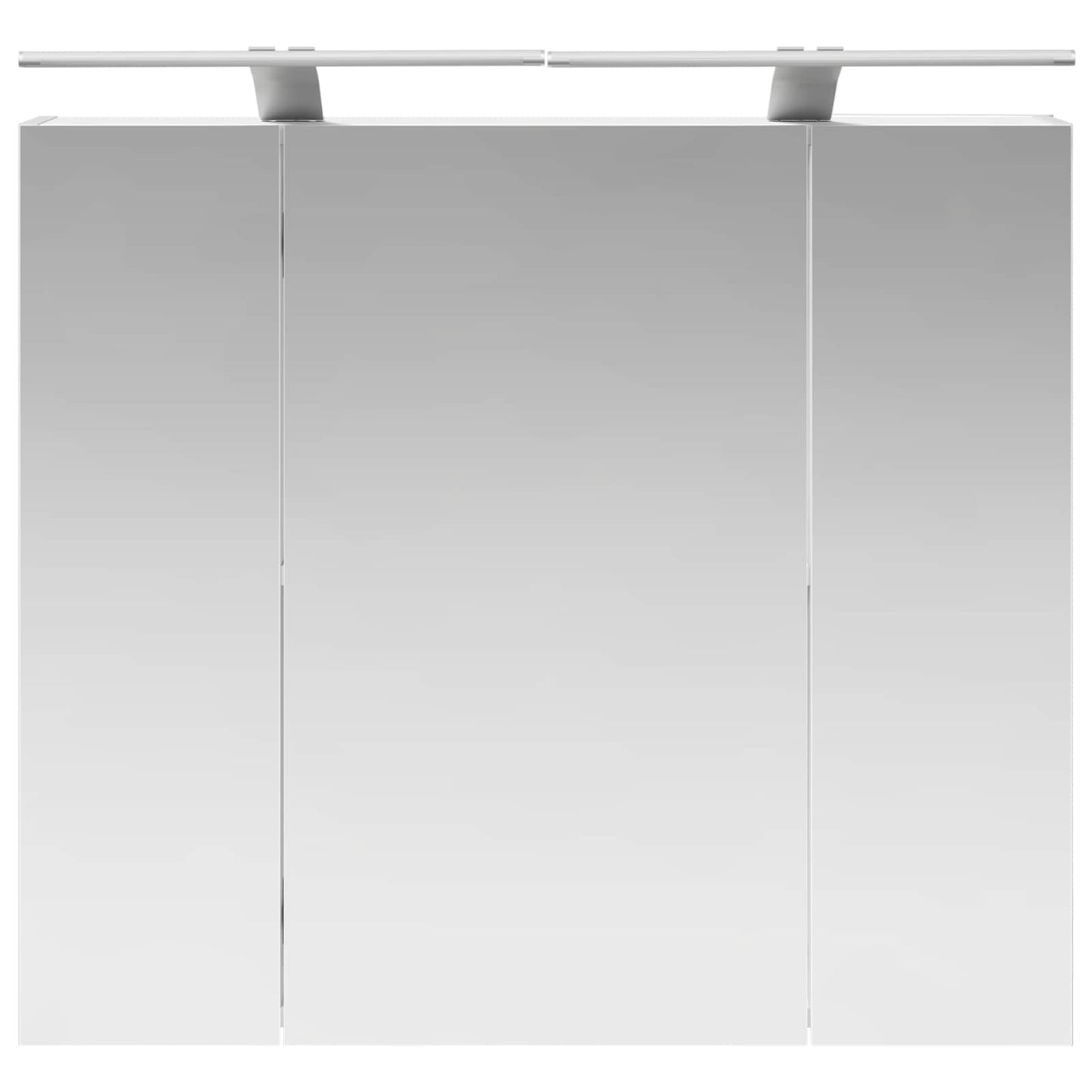 Baderomsspeilskap med dør Hvit 80 x 14.5 x 70 cm Konstruert tre