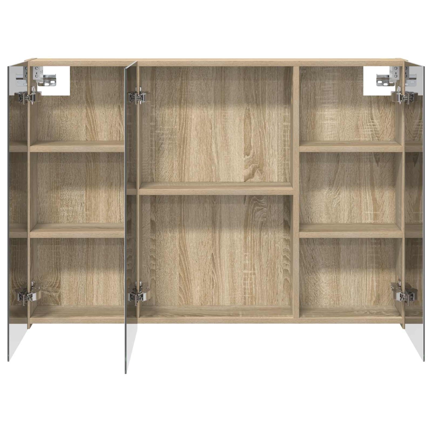 Baderomsspeilskap Sonoma eik 100 x 14,5 x 70 cm Konstruert tre