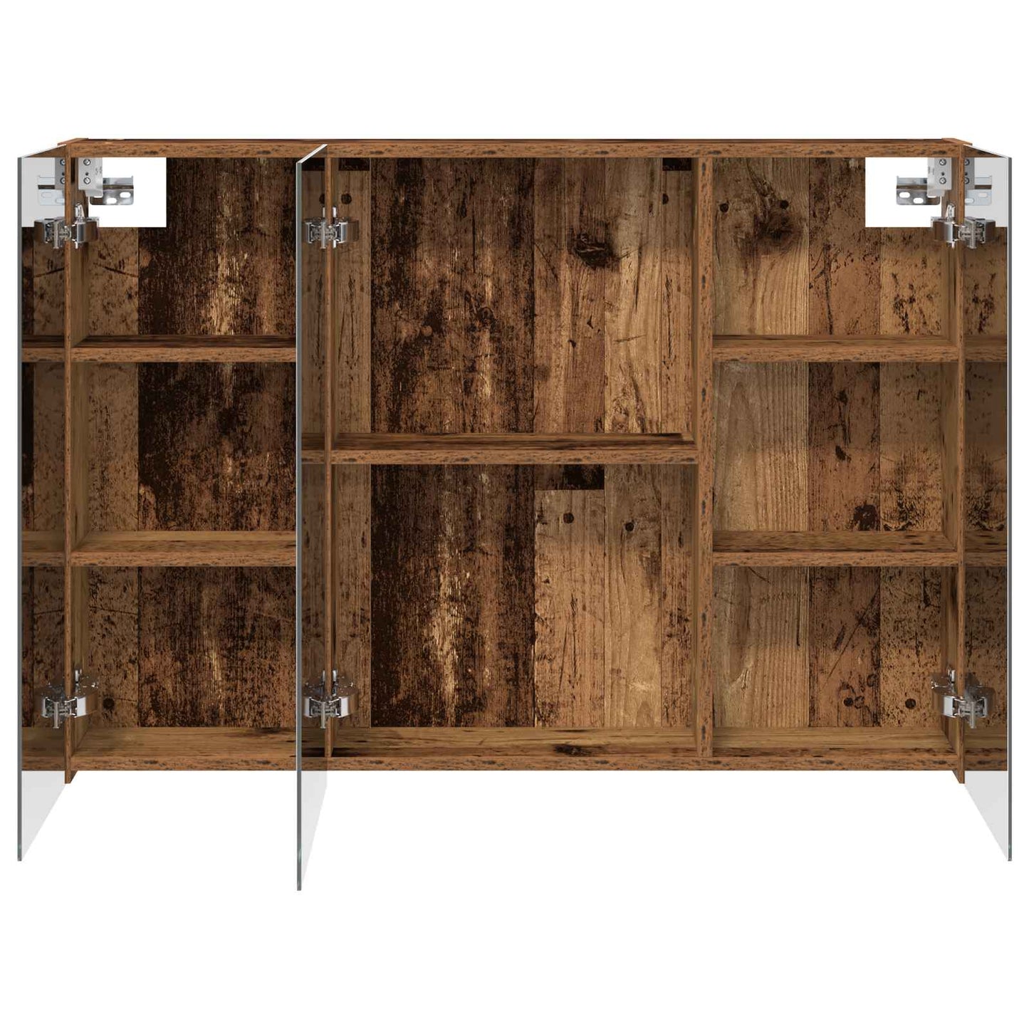 Baderomsspeilskap Gammelt tre 100 x 14,5 x 70 cm Konstruert tre