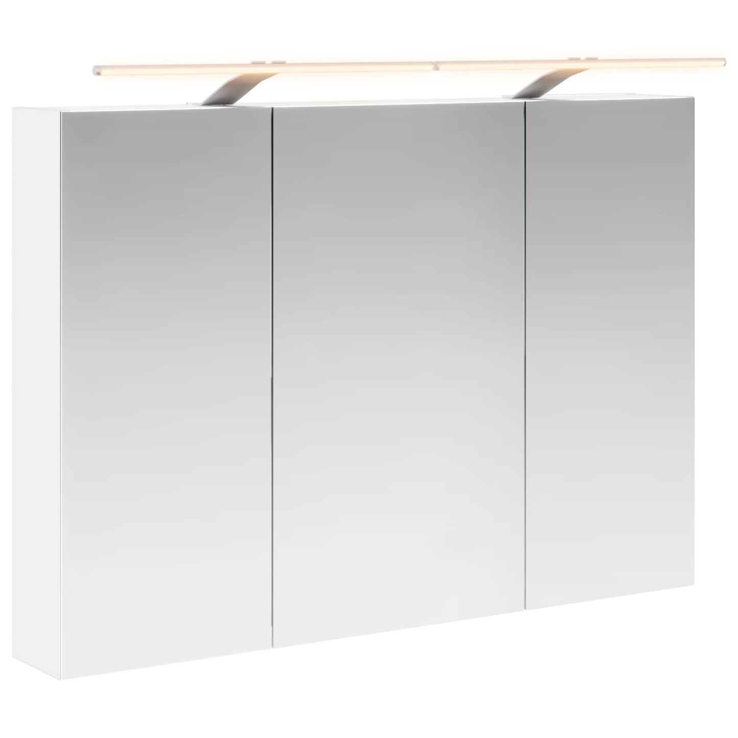 Baderomsspeilskap Hvit 100 x 14,5 x 70 cm Konstruert tre
