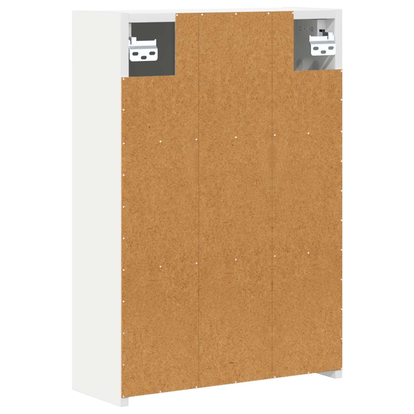 Baderomsspeilskap med dør Hvit 43 x 16 x 62.5 cm Konstruert tre