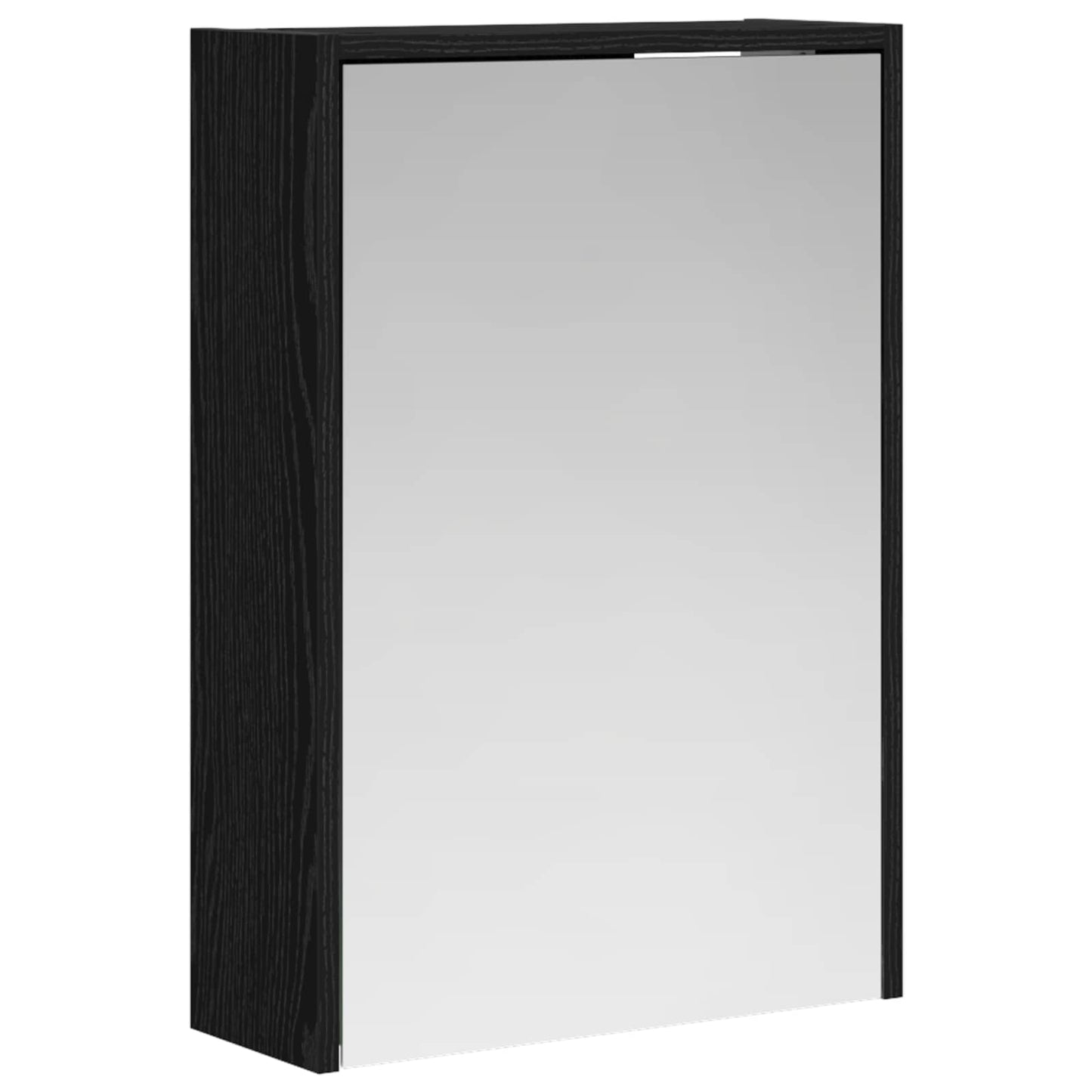 Baderomsspeilskap Svart Eik 43 x 16 x 62.5 cm Konstruert tre