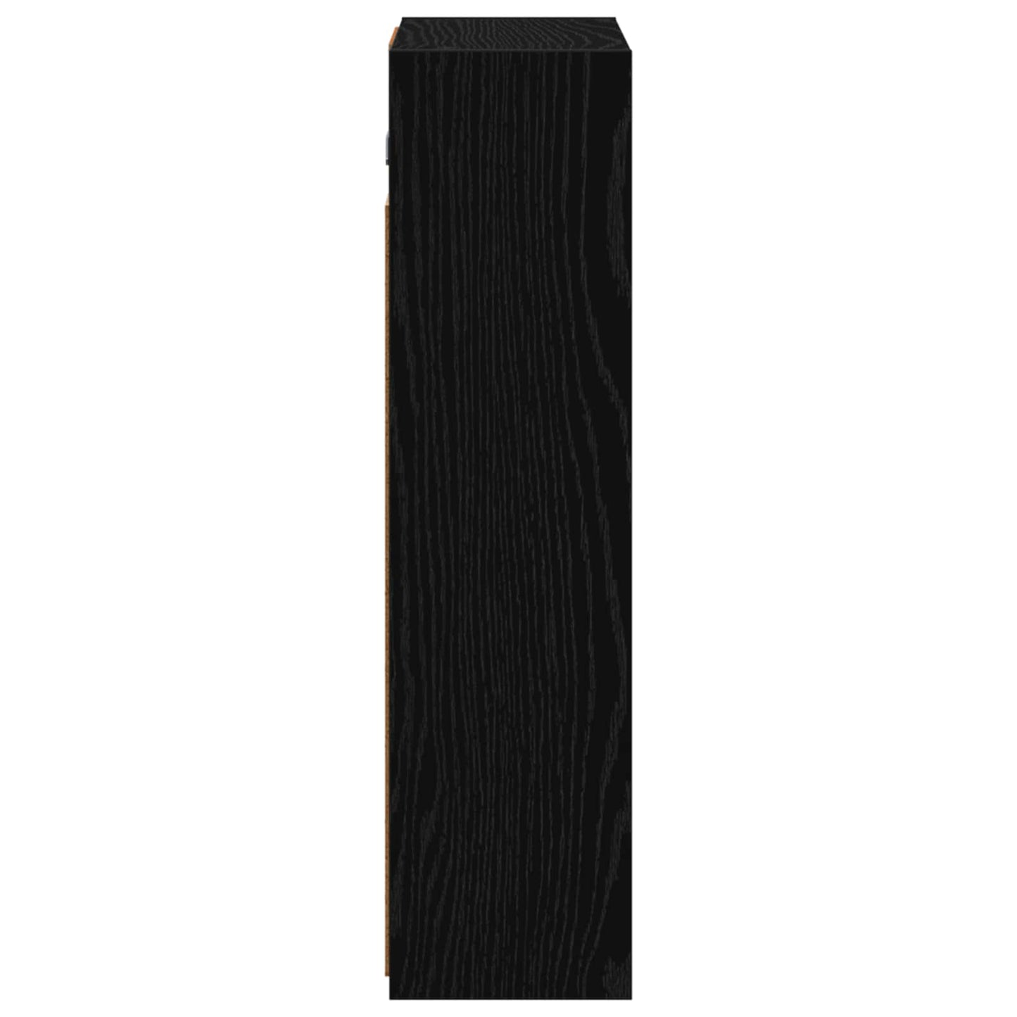 Baderomsspeilskap Svart Eik 43 x 16 x 62.5 cm Konstruert tre