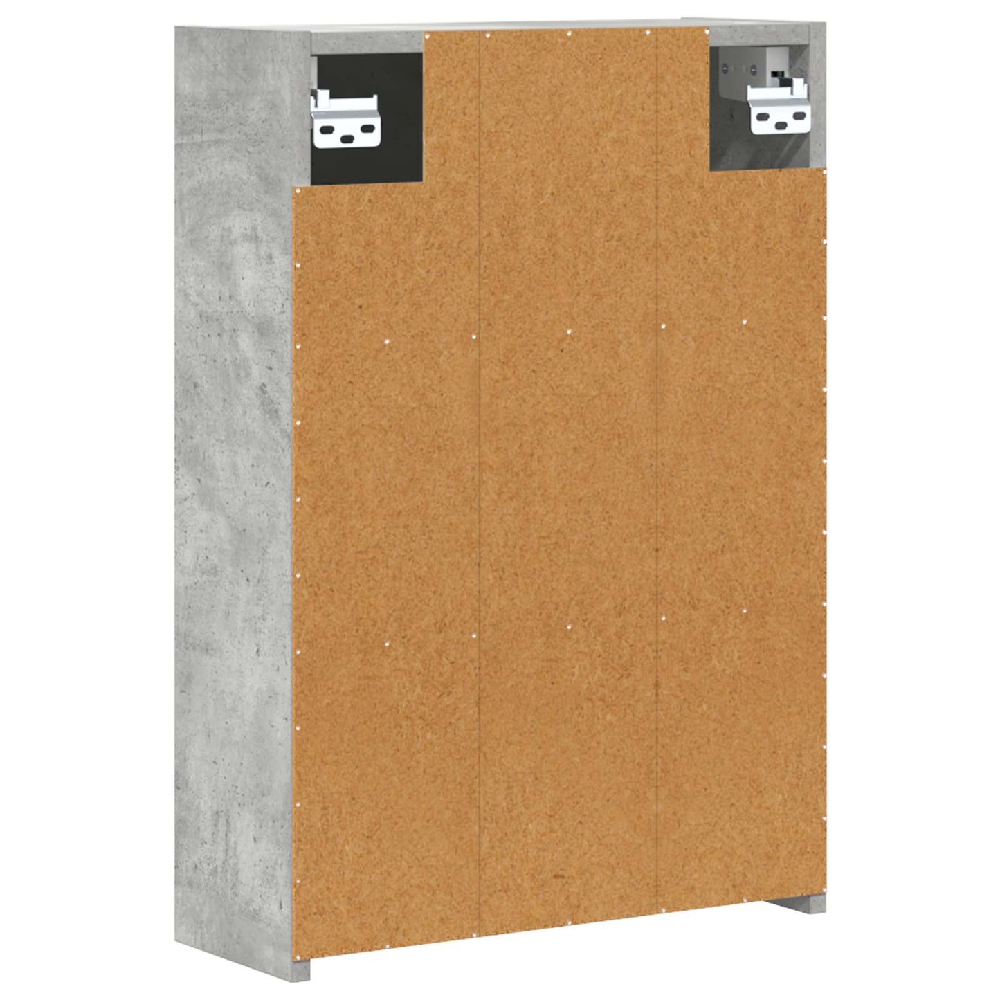 Baderomsspeilskap Betonggrå 43 x 16 x 62.5 cm Konstruert tre