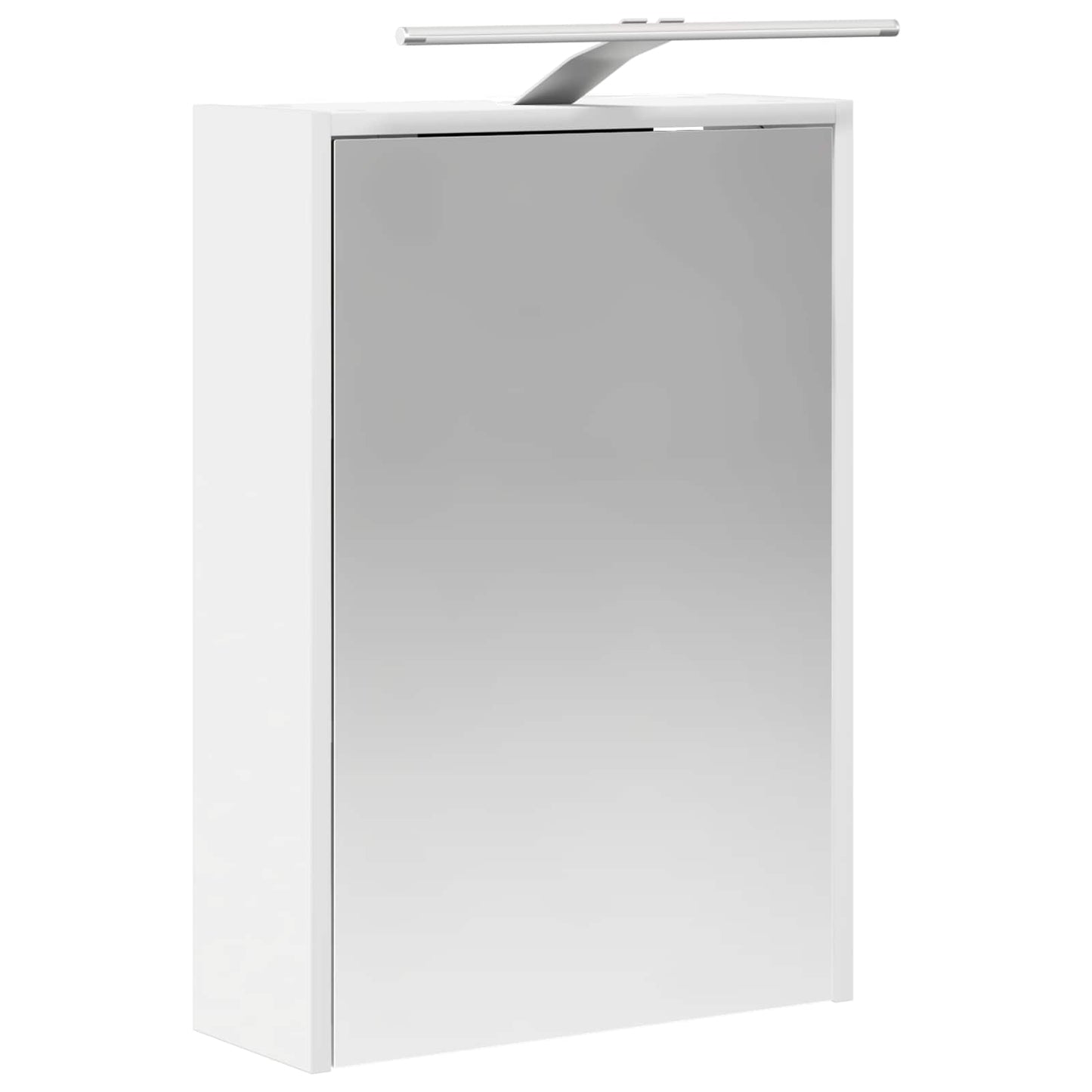 Baderomsspeilskap med dør Hvit 43 x 16 x 62.5 cm Konstruert tre