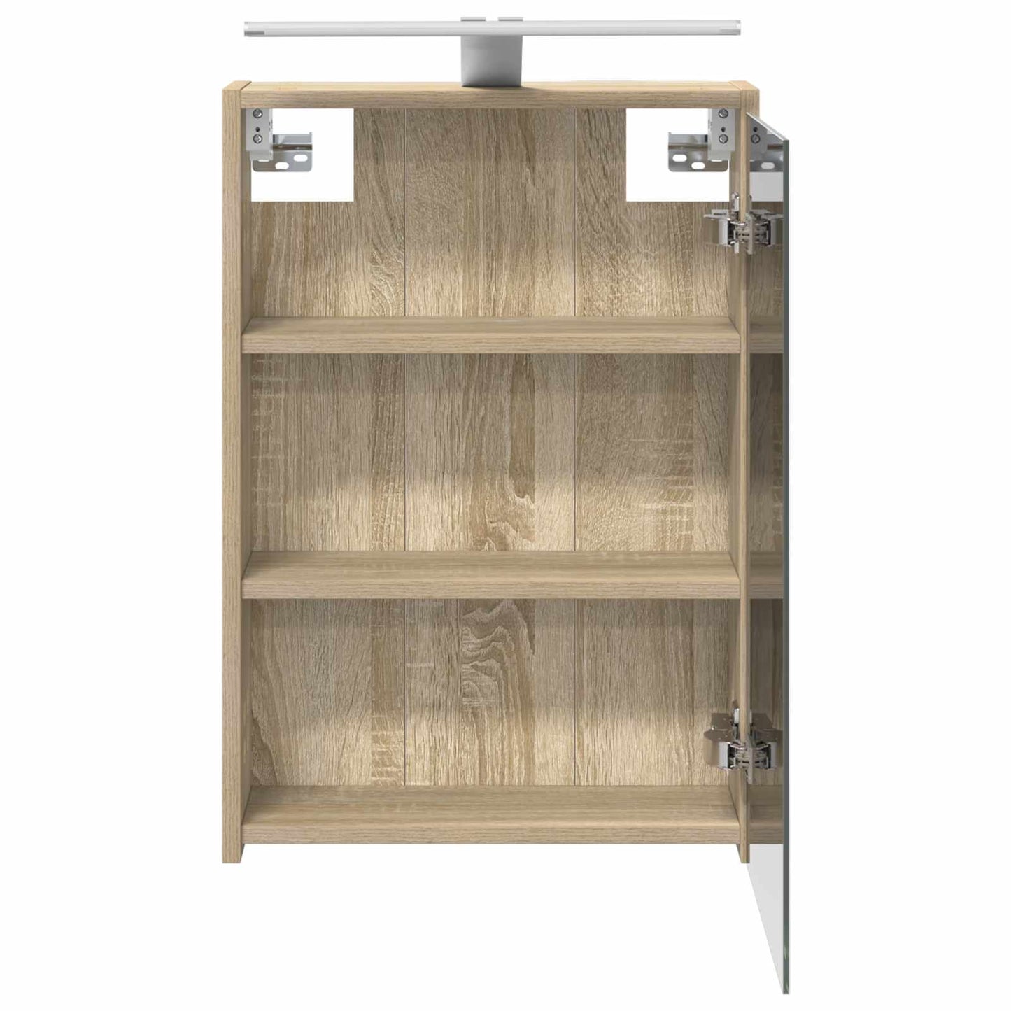 Baderomsspeilskap Sonoma eik 43 x 16 x 62.5 cm Konstruert tre