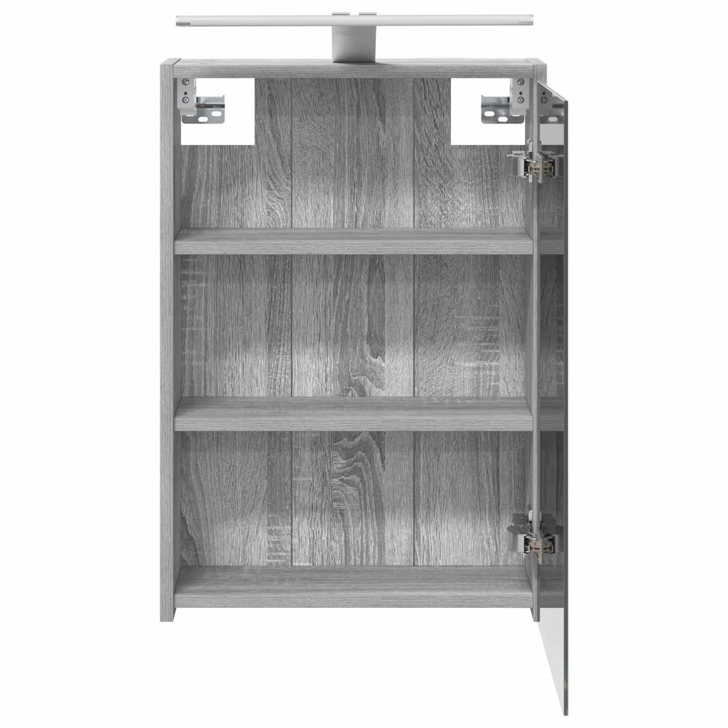 Baderomsspeilskap Grå Sonoma 43 x 16 x 62.5 cm Konstruert tre