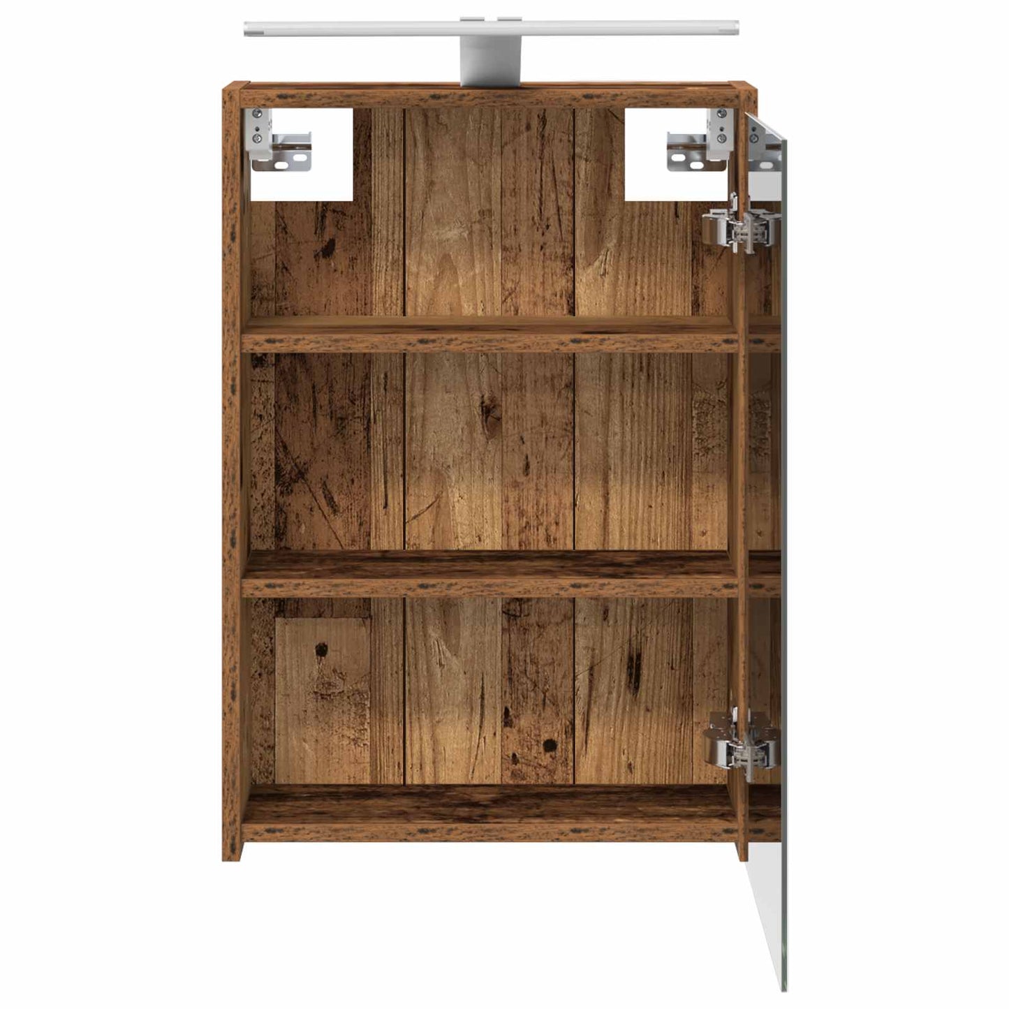 Baderomsspeilskap Gammelt tre 43 x 16 x 62.5 cm Konstruert tre
