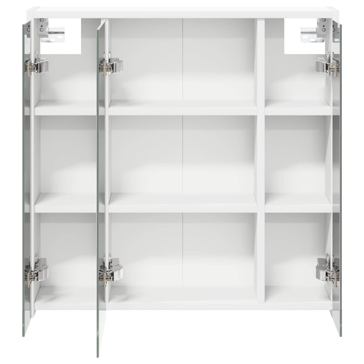 Baderomsspeilskap for Hvit 63,5 x 16 x 62,5 cm Konstruert tre